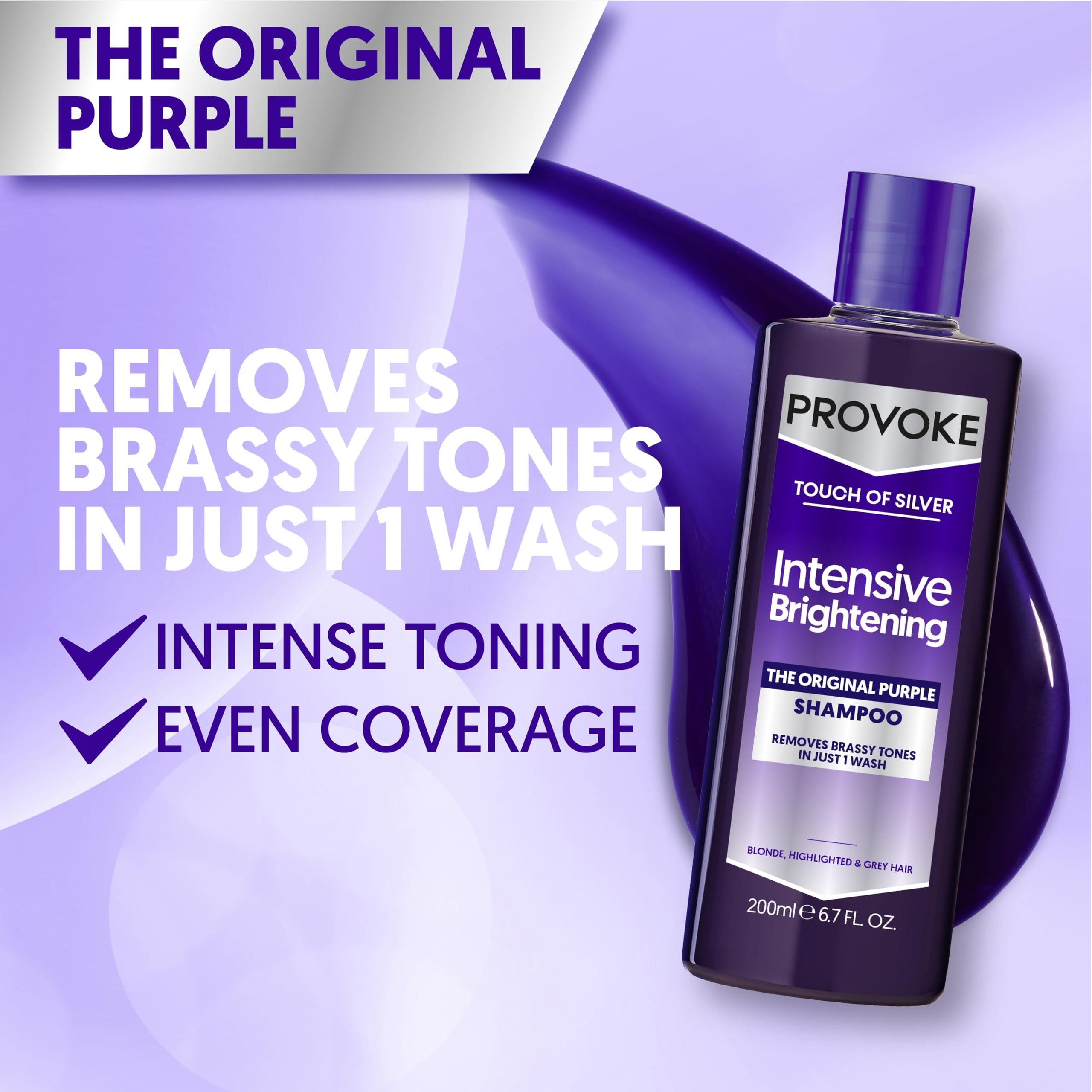 PROVOKE Touch of Silver Brightening Shampoo