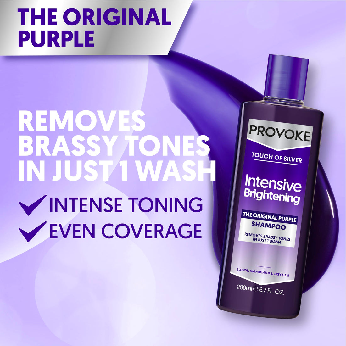 PROVOKE Touch of Silver Brightening Shampoo