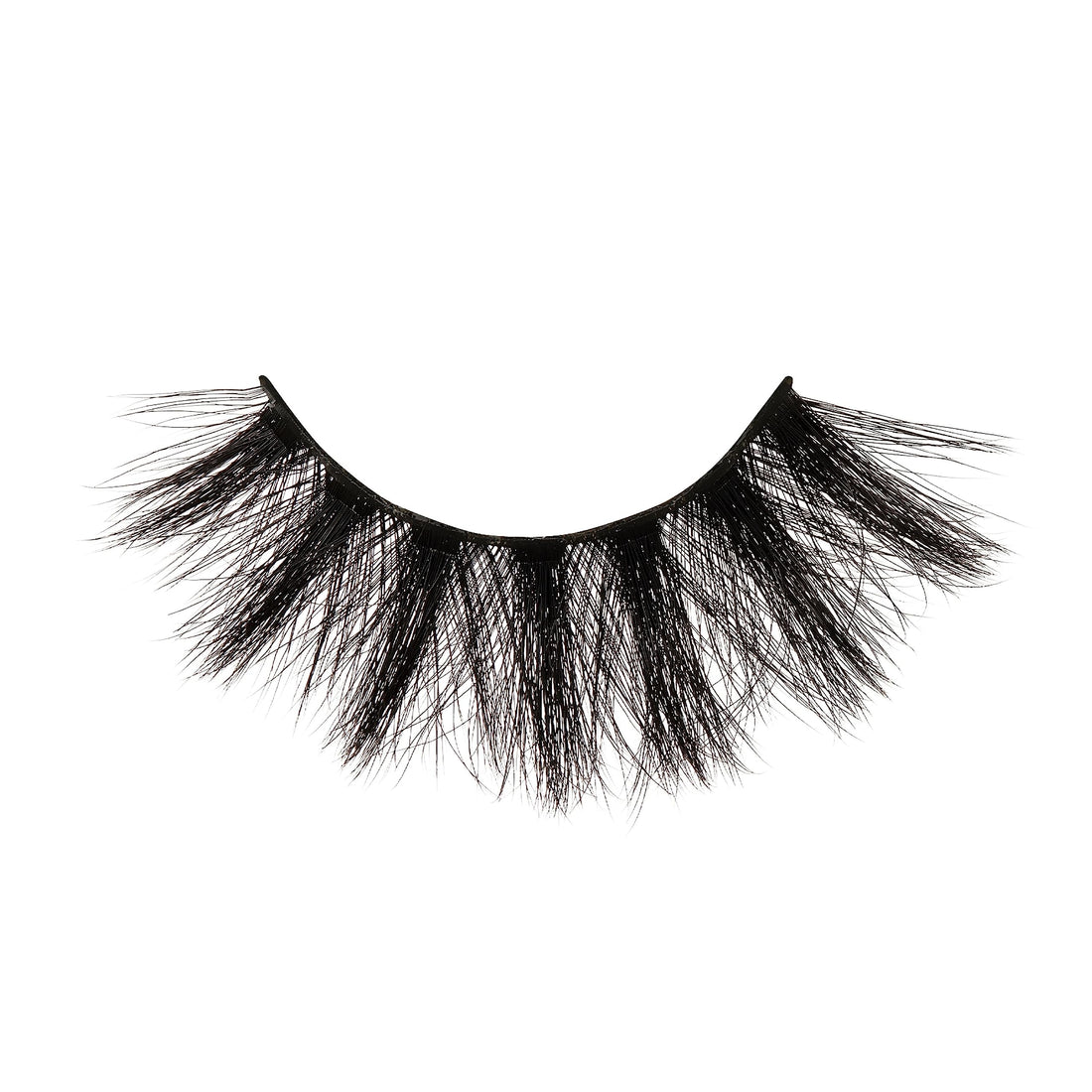 KISS Lash Couture Matte Black Faux Mink Collection, False Eyelashes 1-Pack, Soft Real Mink Texture & Matte Finish, High Impact Color, 3D Volume, Knot-Free Lash Band, Reusable, Matte Velvet, 1 Pair