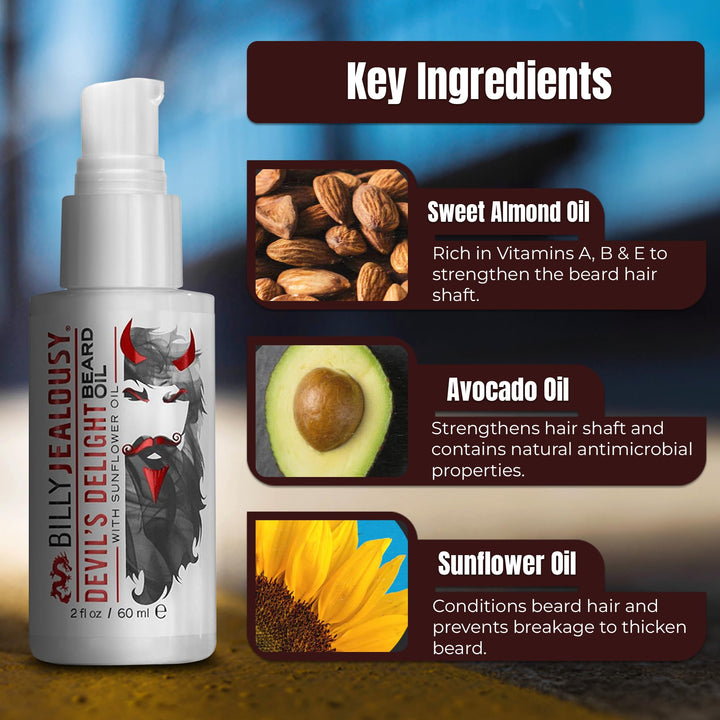 Billy Jealousy Beard Oil (Devil's Delight)