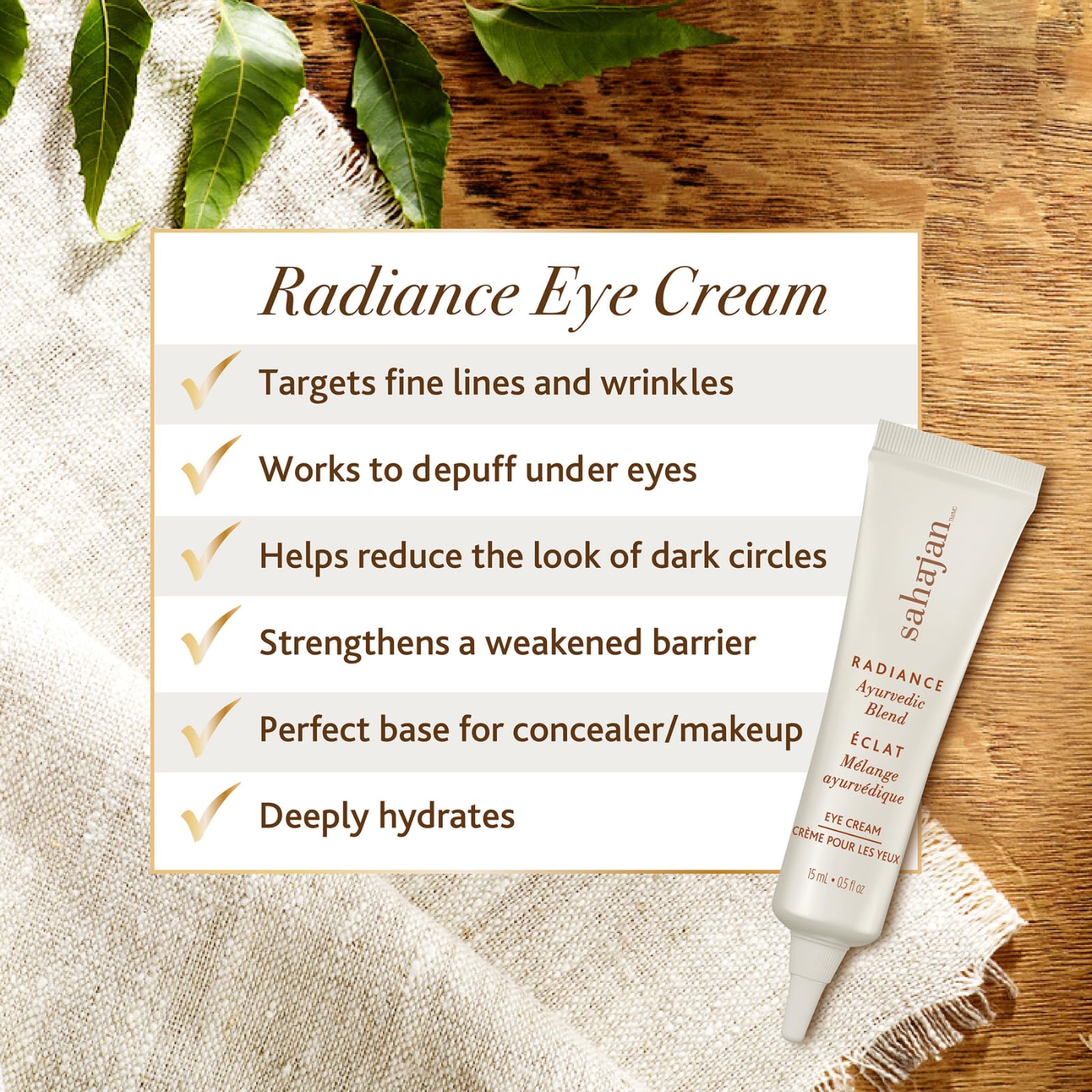 Sahajan Restorative Eye Cream - 15ml/0.5 fl oz