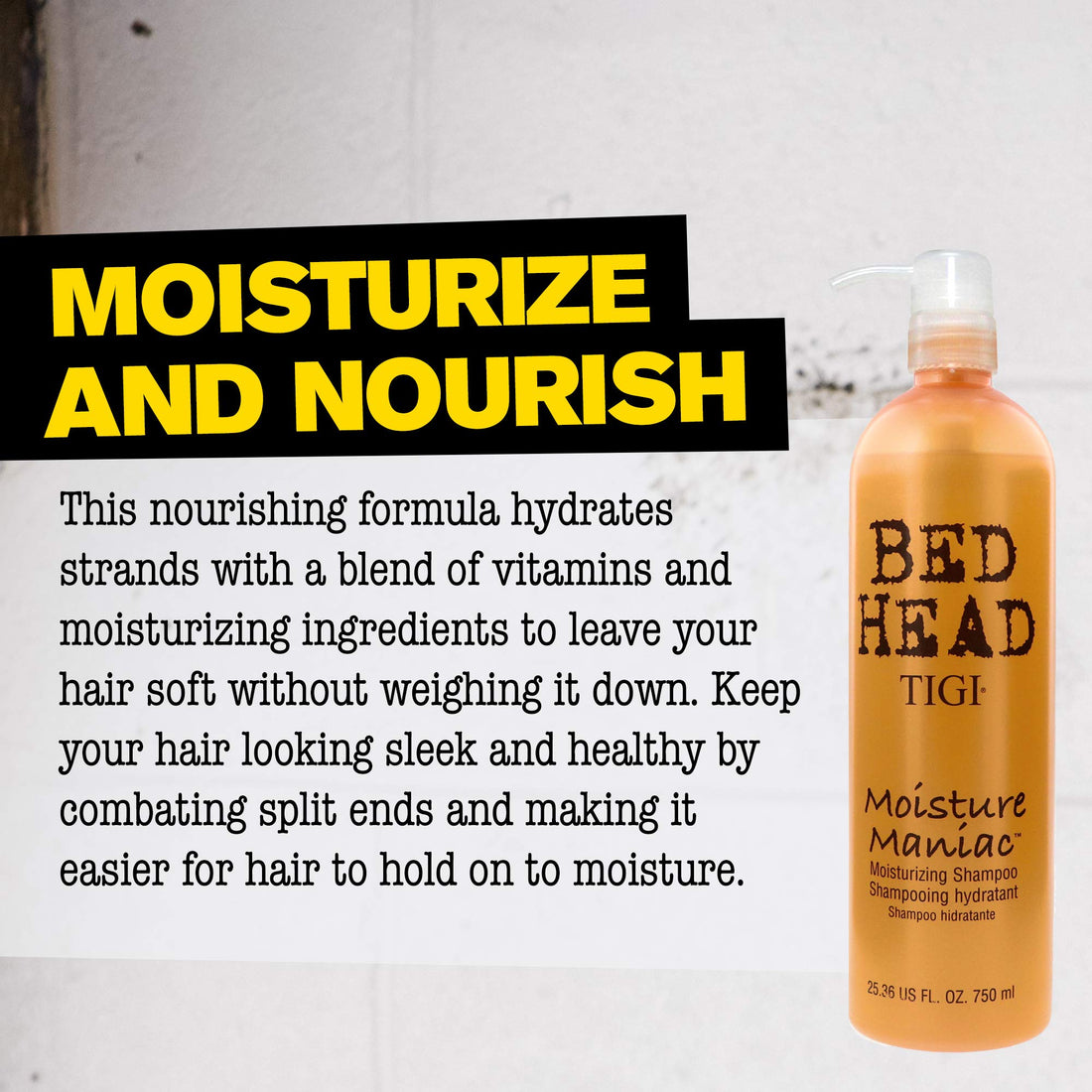 TIGI Bed Head Moisture Maniac Shampoo 25.36 Ounce