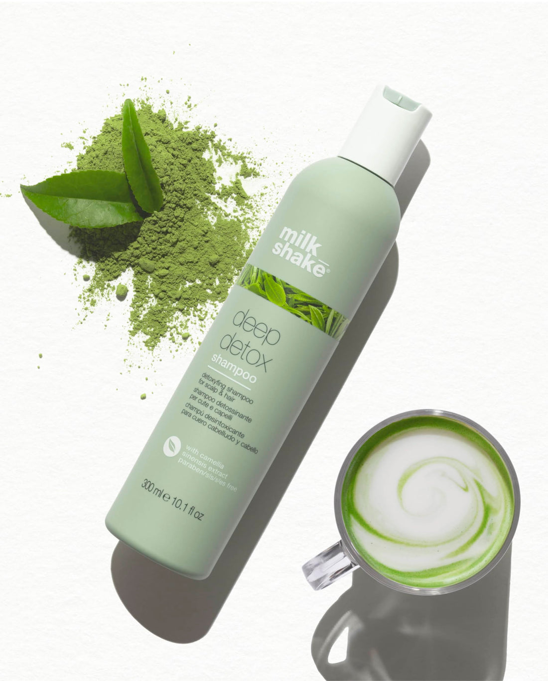 milk_shake Deep Detox Shampoo -Nourishing Green Tea Extract with Signature Milk Proteins (10.1 Fl Oz / 300 ml)