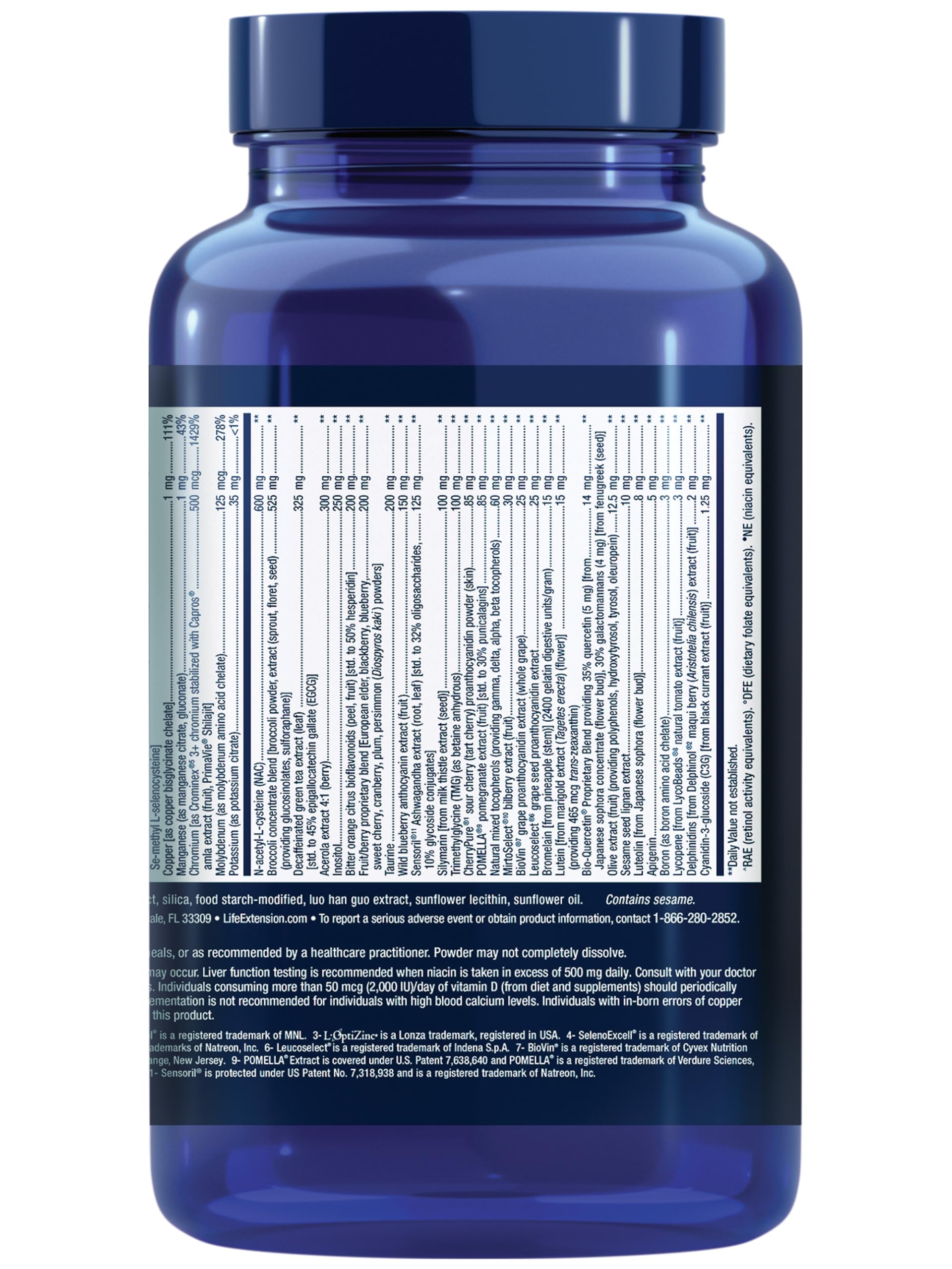 Life Extension Mix™ Powder, high Potency, Advanced Vitamin, Mineral, Fruit & Vegetable Formula, Vitamin B, C, D, E, Magnesium, for Whole-Body Health, Healthy Aging, Gluten-Free, 12.70 oz