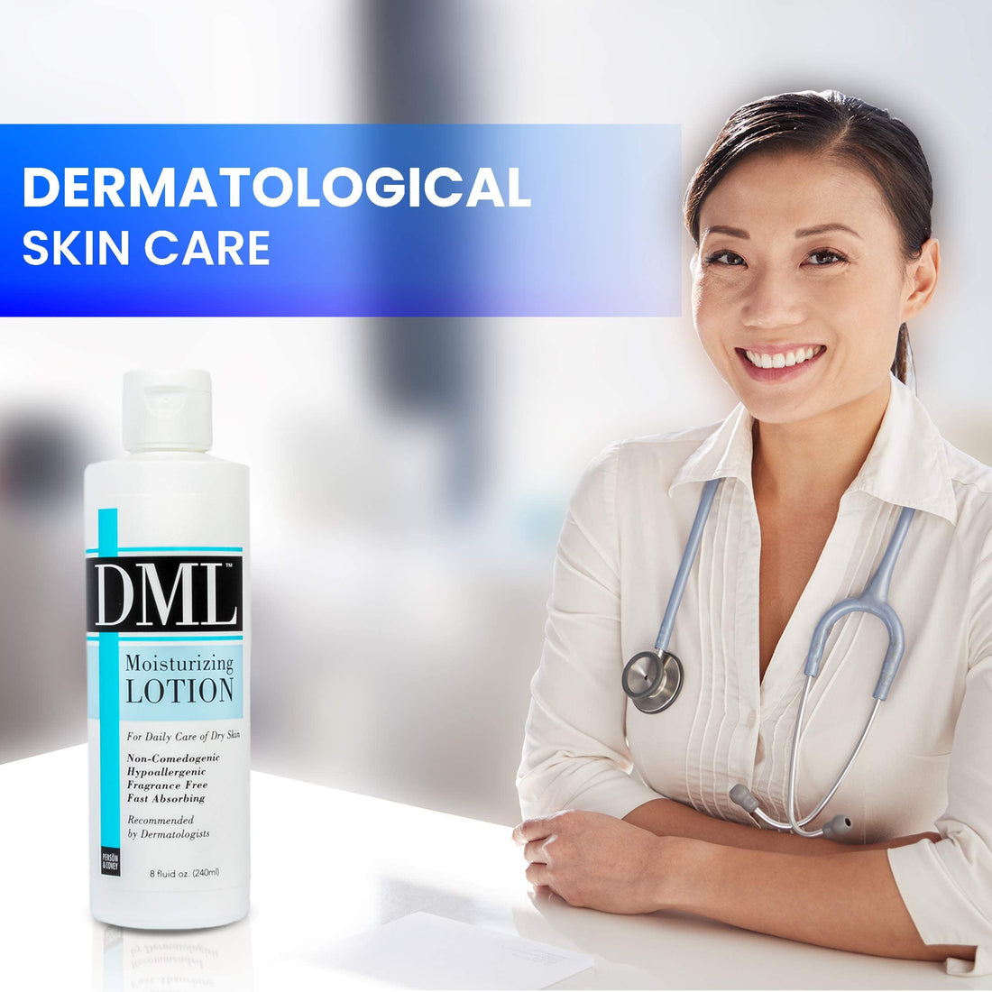 Dml Moisturizing Lotion, Fragrance Free - 8 Oz by DML