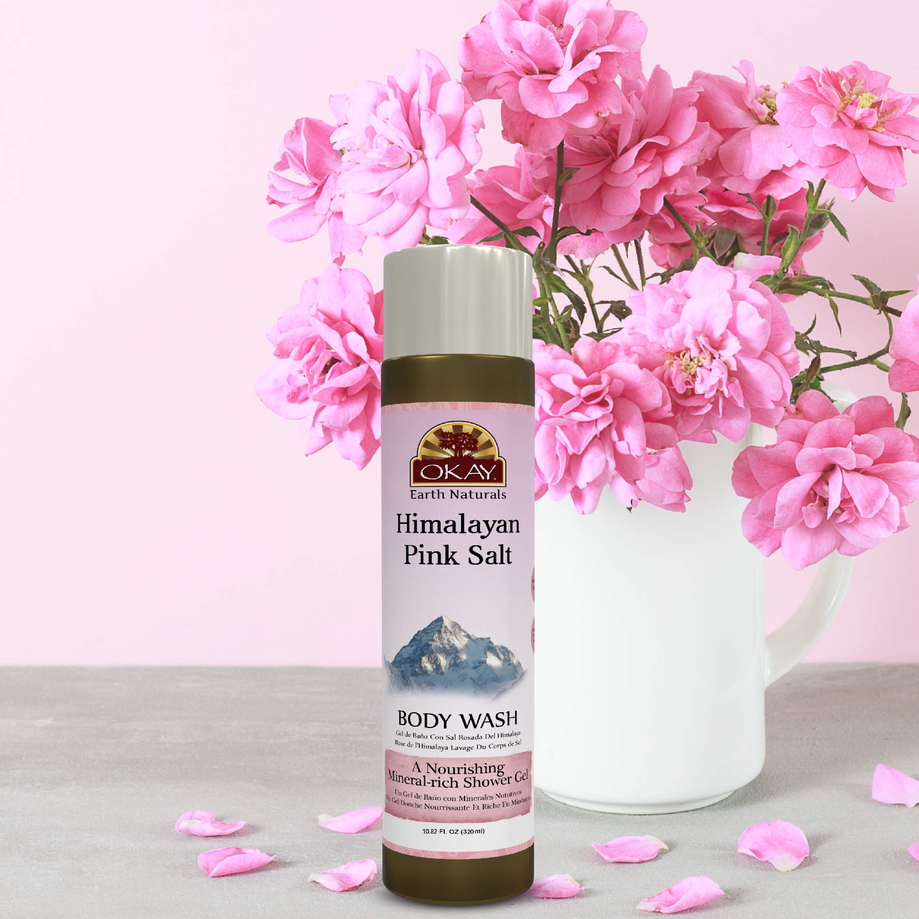 Okay Pink Salt Body Wash 10.82oz/355ml