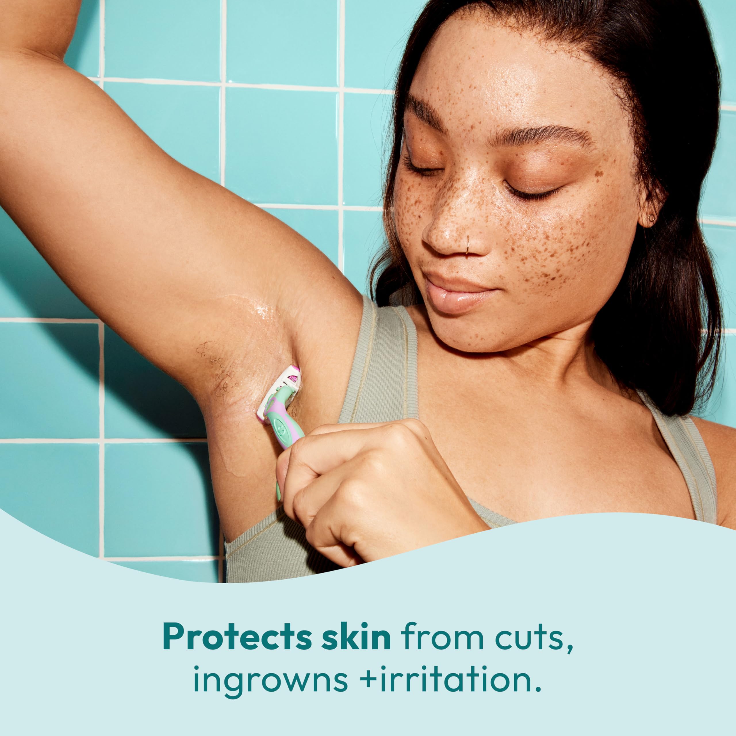 Skintimate 2-in-1 Shave Oil & Moisturizer, Fragrance Free, 7.3oz | Shaving Oil, After Shave for Women Bikini Area Moisturizer with Vitamin E and Aloe, Shaving Cream Alternative, 7.3 fl oz