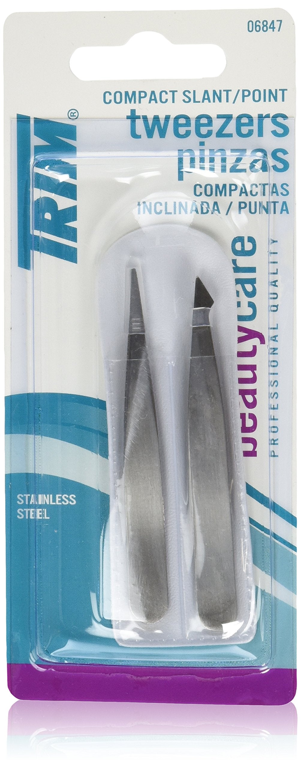 Trim Beautycare Mini Slant/Point 06847 Tweezers, 3 Piece Set