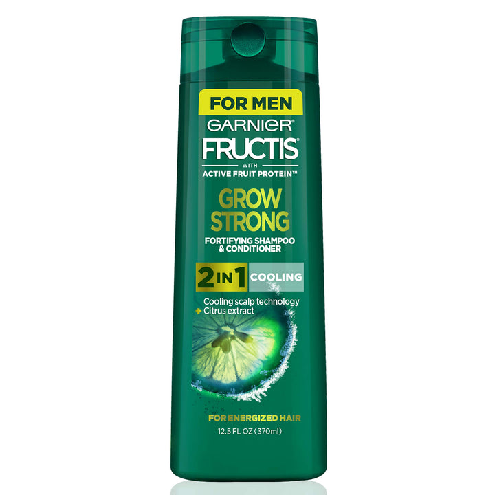 Garnier Hair Care Fructis Grow Strong Cooling 2-in-1 Shampoo and Conditioner for Men, 12.5 Fl Oz