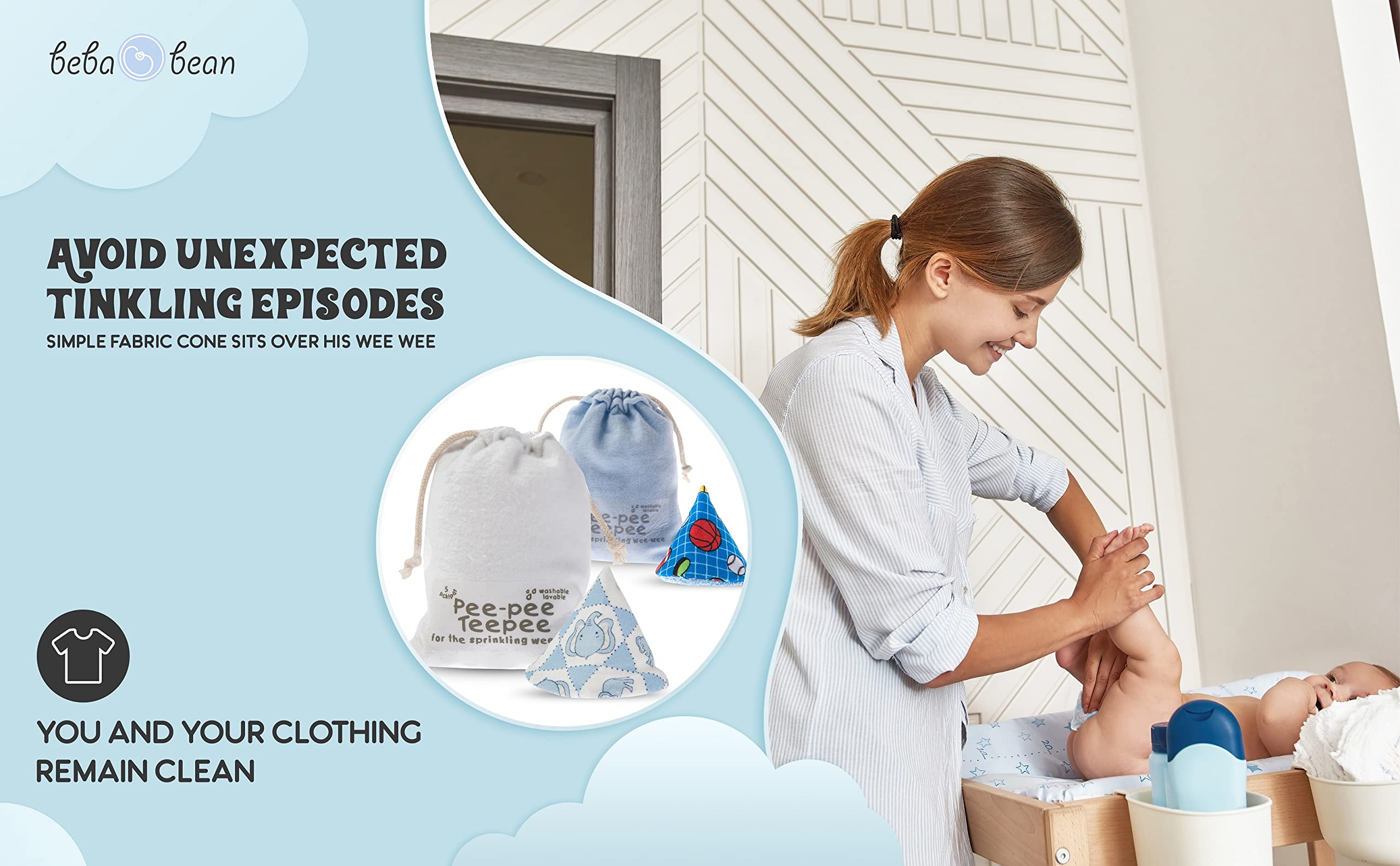 Pee Pee Teepee Fishing Blue 5 pieces baby boy pee shield babyboy essentials peepeeeteepee baby boy diaper cover for boys teepee pee shield pee covers