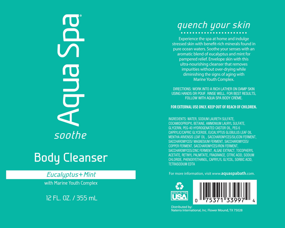 Aqua Spa Soothe Body Cleanser, 12 Fluid Ounce