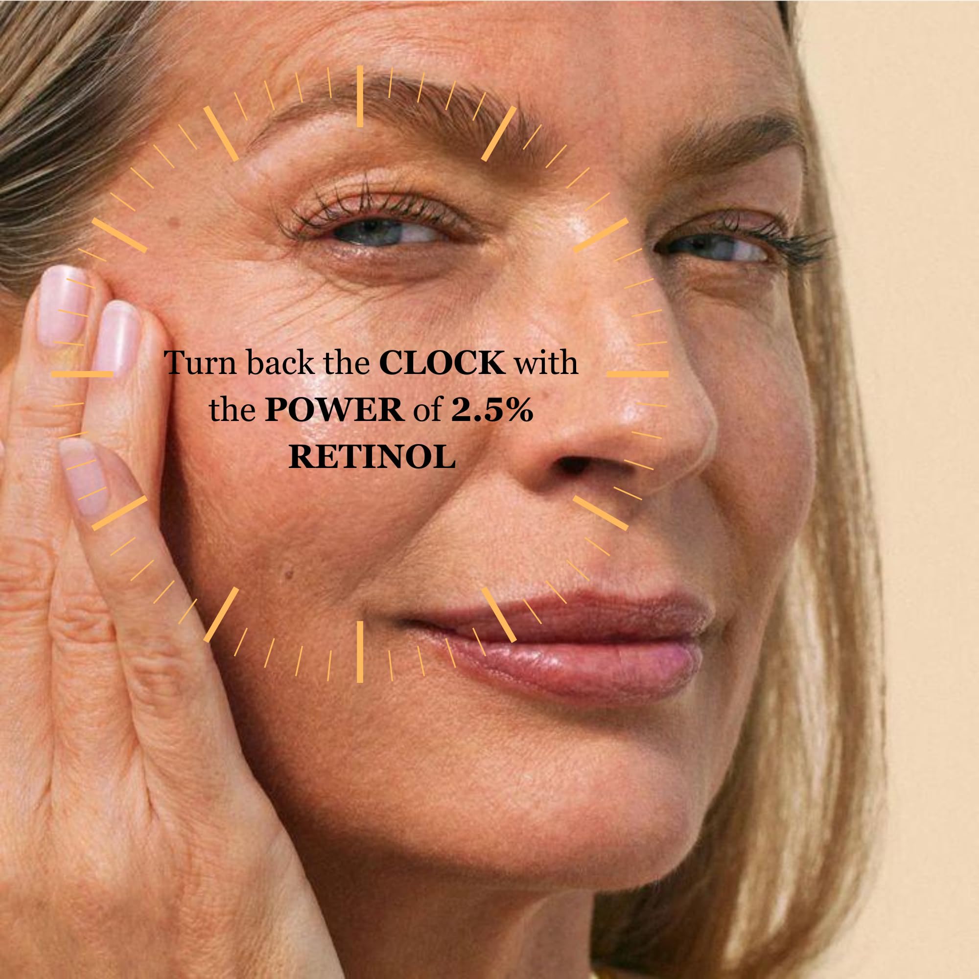 Premium Retinol Serum for Face 2.5% | Plus Hyaluronic-Acid, Vitamin C & Vitamin E | Firming Anti Aging Face Serum for fine lines, Wrinkle Smoothing, Dark Spot Corrector, Brighten Dullness | 1 Fl Oz