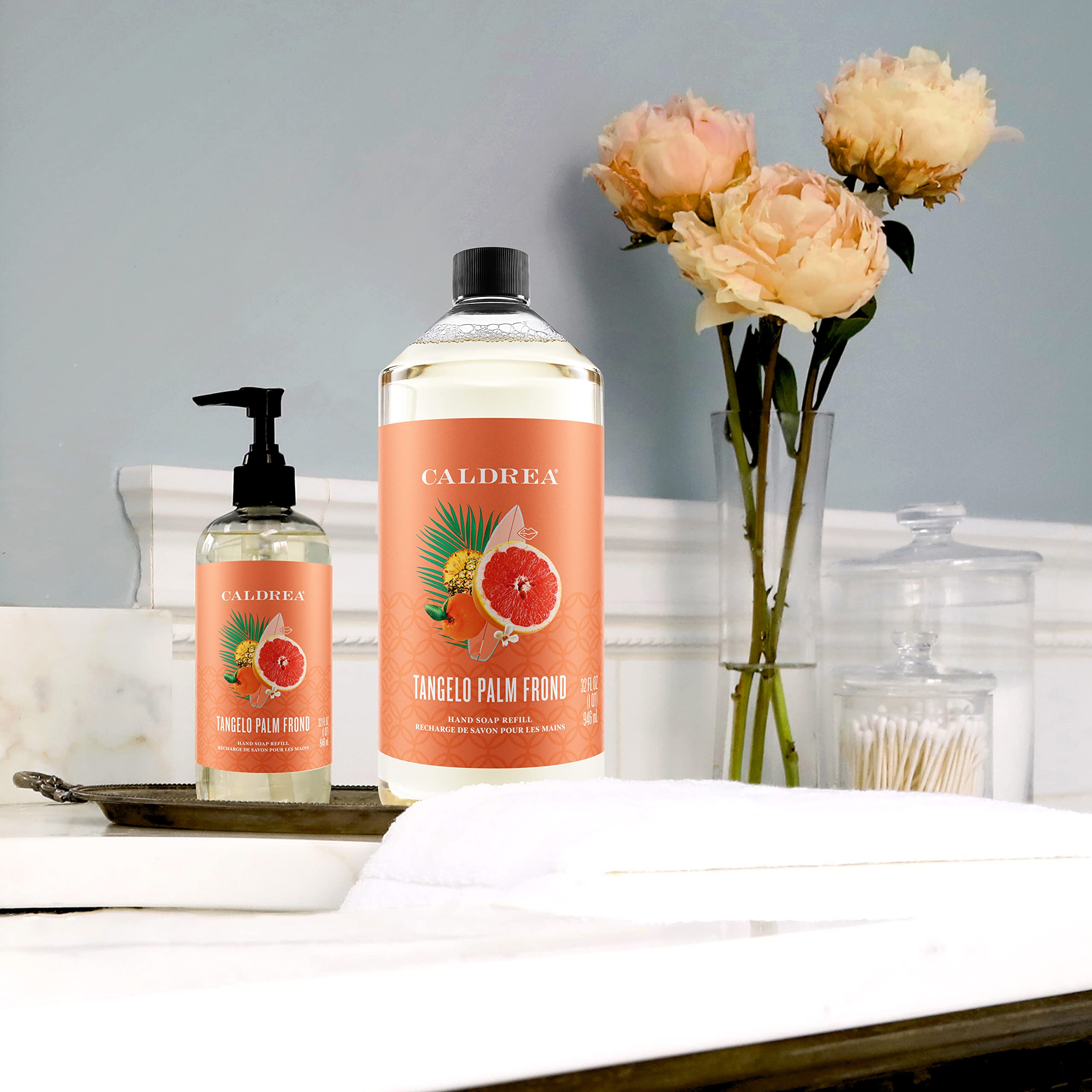 Caldrea Tangelo Palm Frond Hand Soap Refill 32 oz