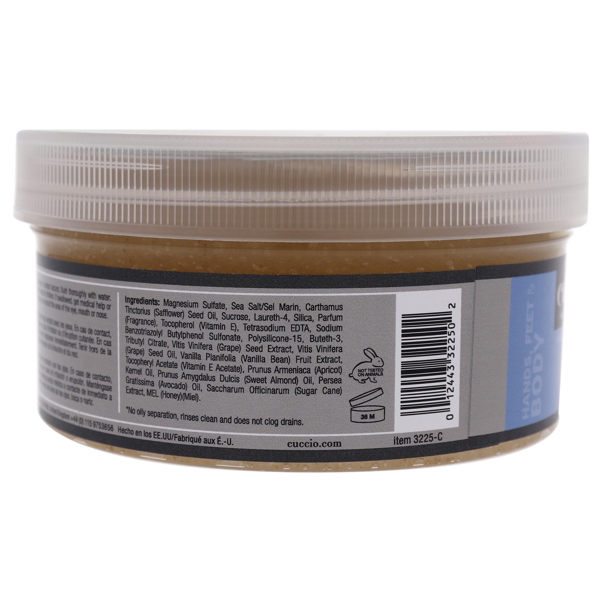 Cuccio Vanilla Bean Sugar Scrub 19.5 oz