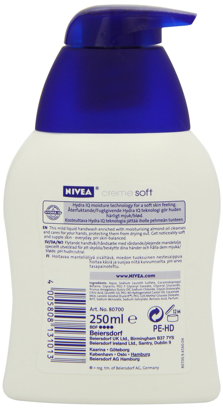 Nivea Soft Liquid Soap 250ml