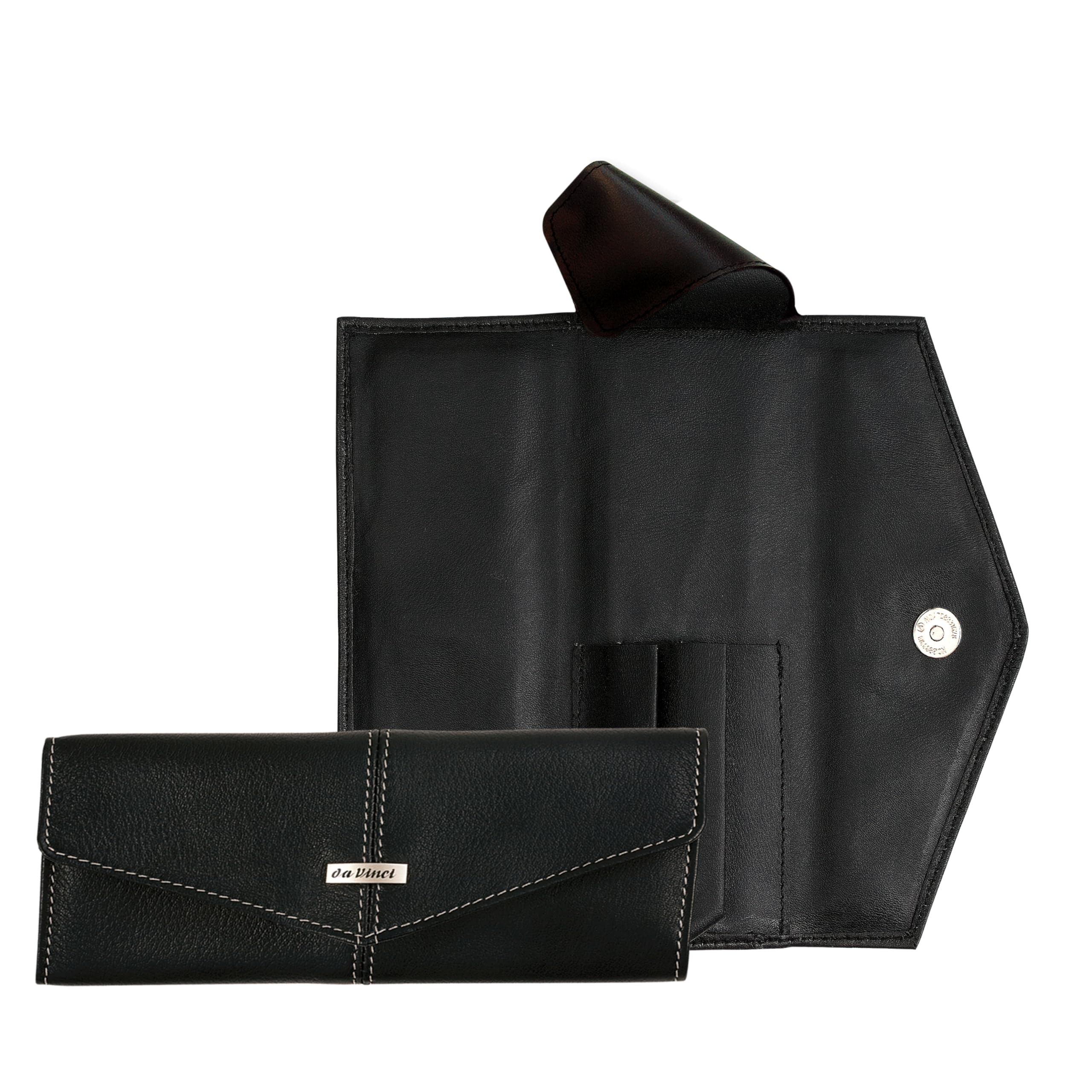 da Vinci Cosmetics Series 4822E JOY Empty Travel Case for 5 Brushes, Synthetic Leather