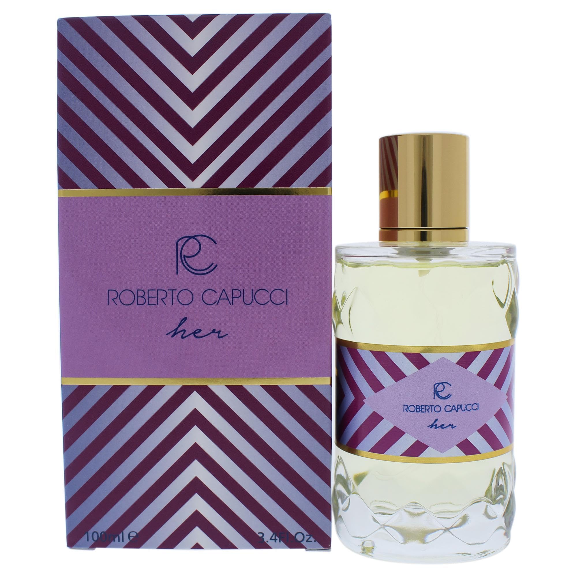 Roberto Capucci Her Eau de Parfum Spray for Women, 3.4 Ounce