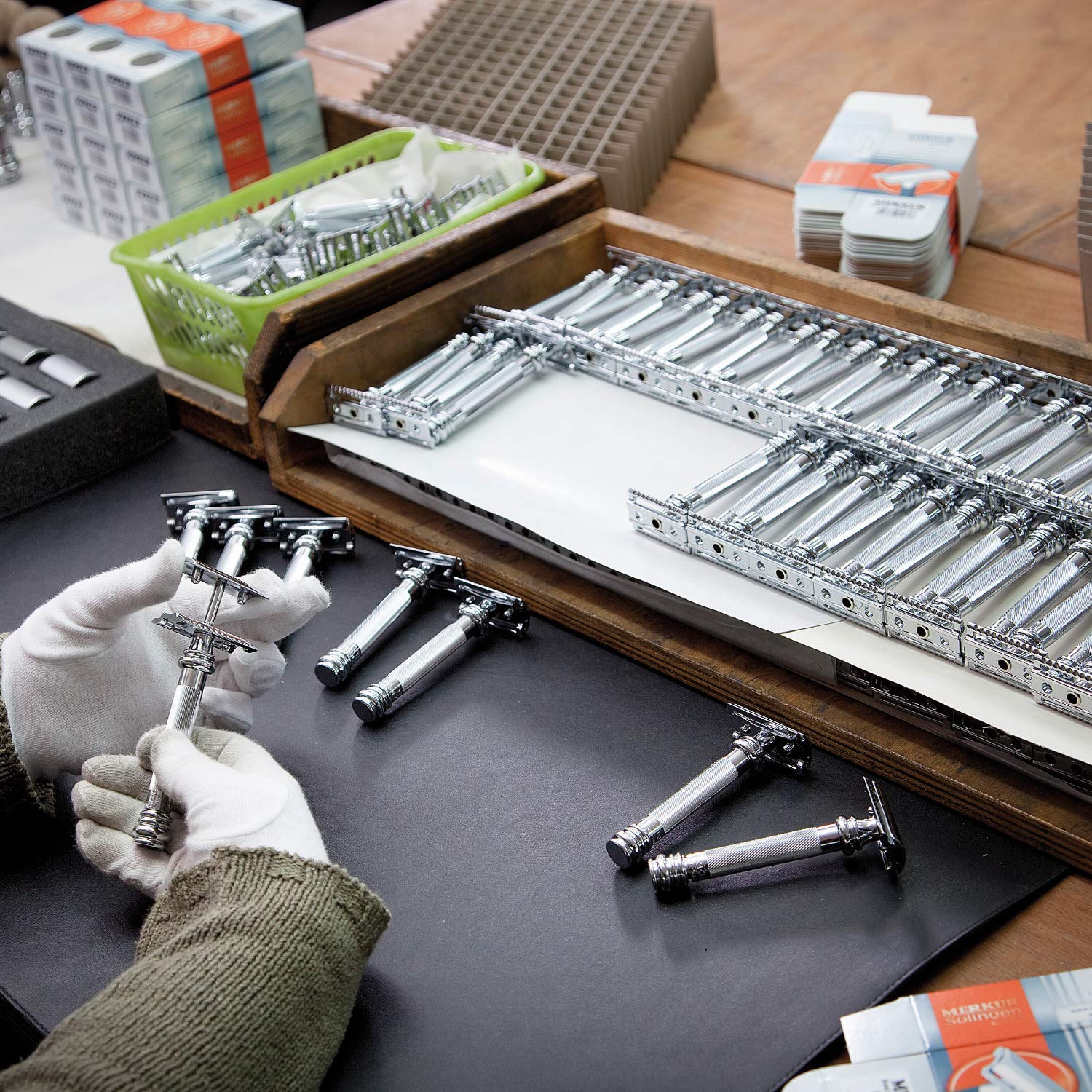 MERKUR Black Handled MK-30B Double Edge Safety Razor