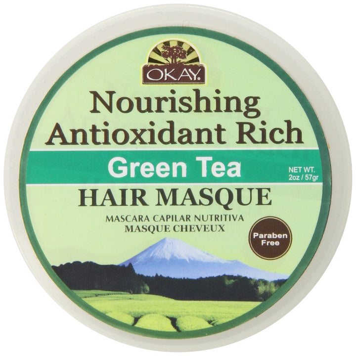 Okay Green Tea Nourishing Antioxidant Rich Hair Masque, 2 Ounce