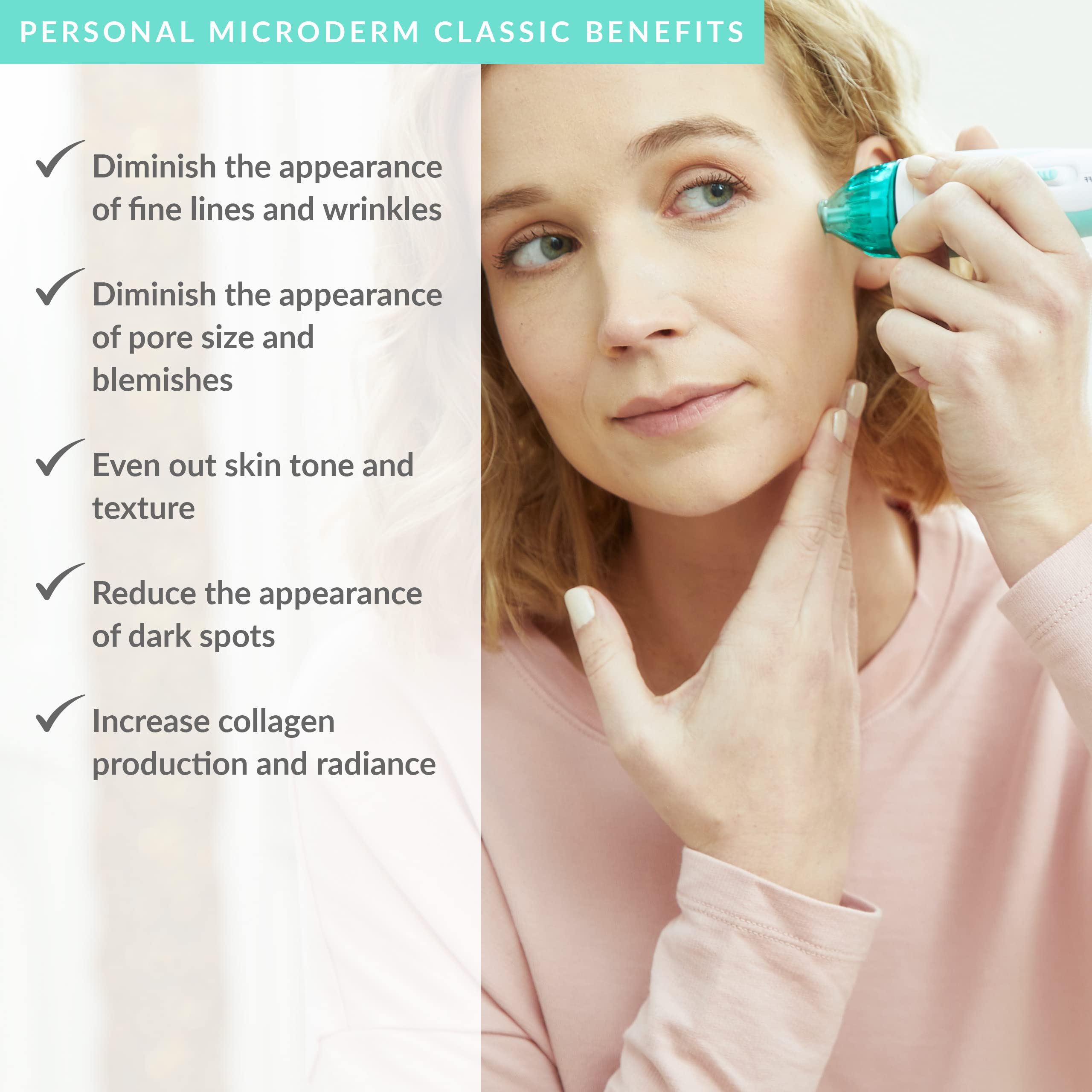 PMD Personal Microderm System, Teal