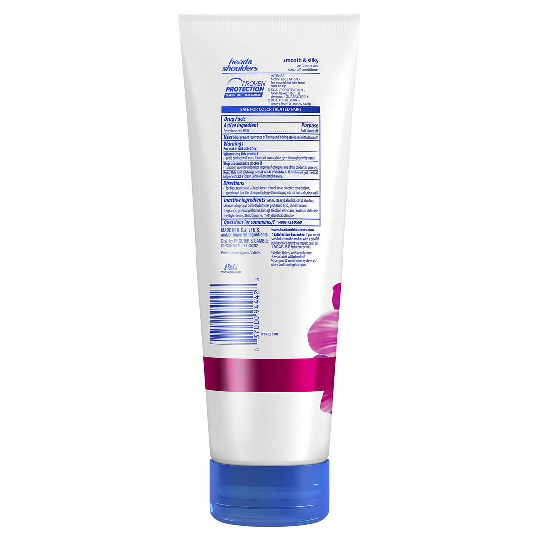 Head & Shoulders Head and Shoulders Smooth and Silky Paraben Free Dandruff Conditioner, 10.6 fl oz, 10.6 Fl Oz
