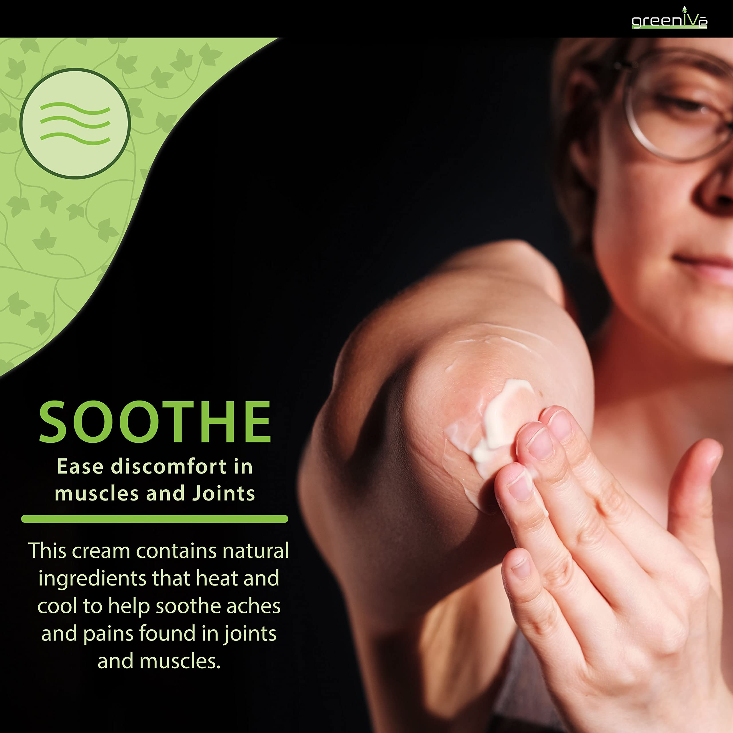 GreenIVe Hemp Hot Cream Soothing Moisturizing Hemp Hot Cream Exclusively on Amazon (2,000mg Jar)