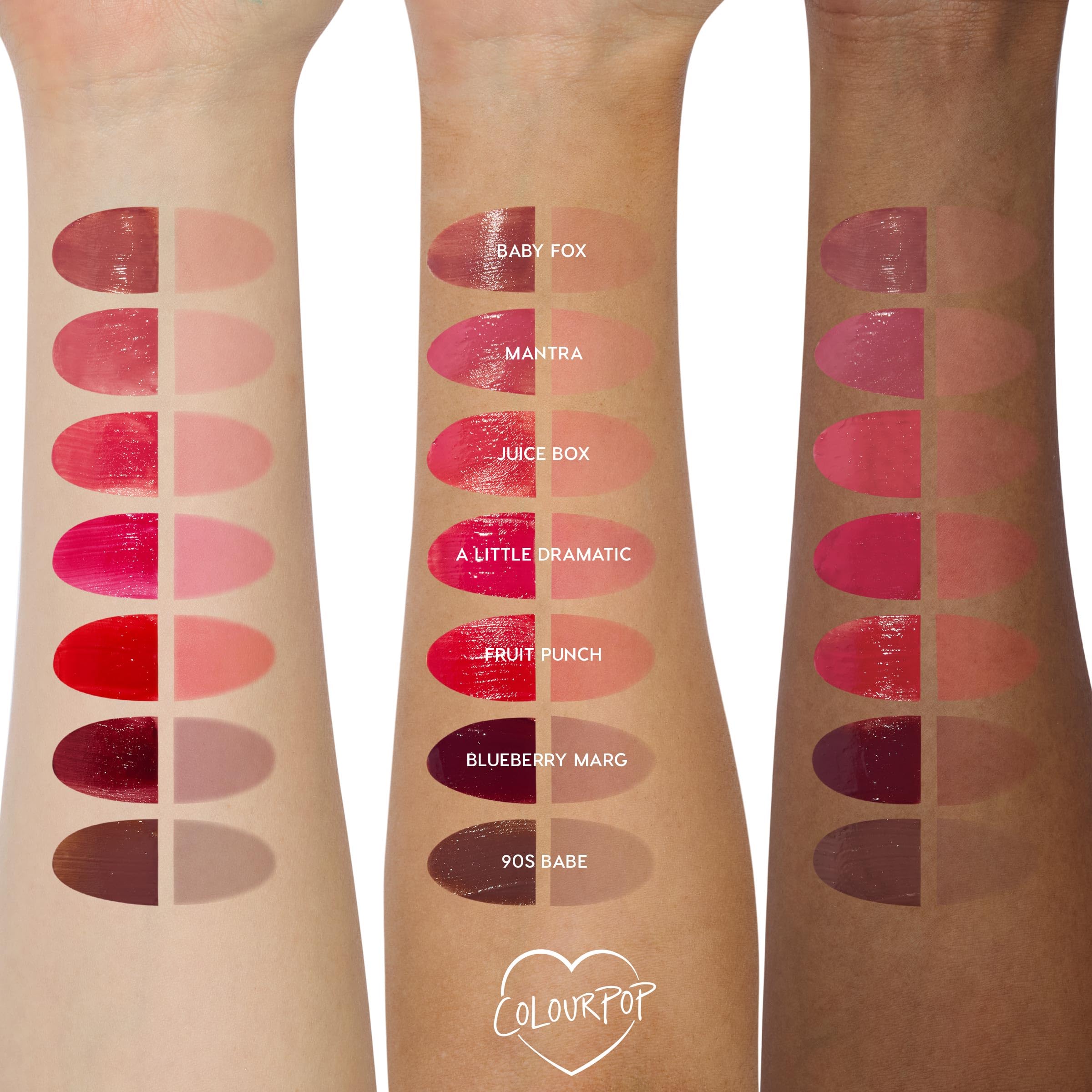 ColourPop HydraPop Glossy Lip Stain - 2-in-1 Hydrating Gloss-to-Tint Lip Color - Infused with Antioxidant-Rich Guava, Lychee & Squalane - Mantra (0.11 Fl Oz)