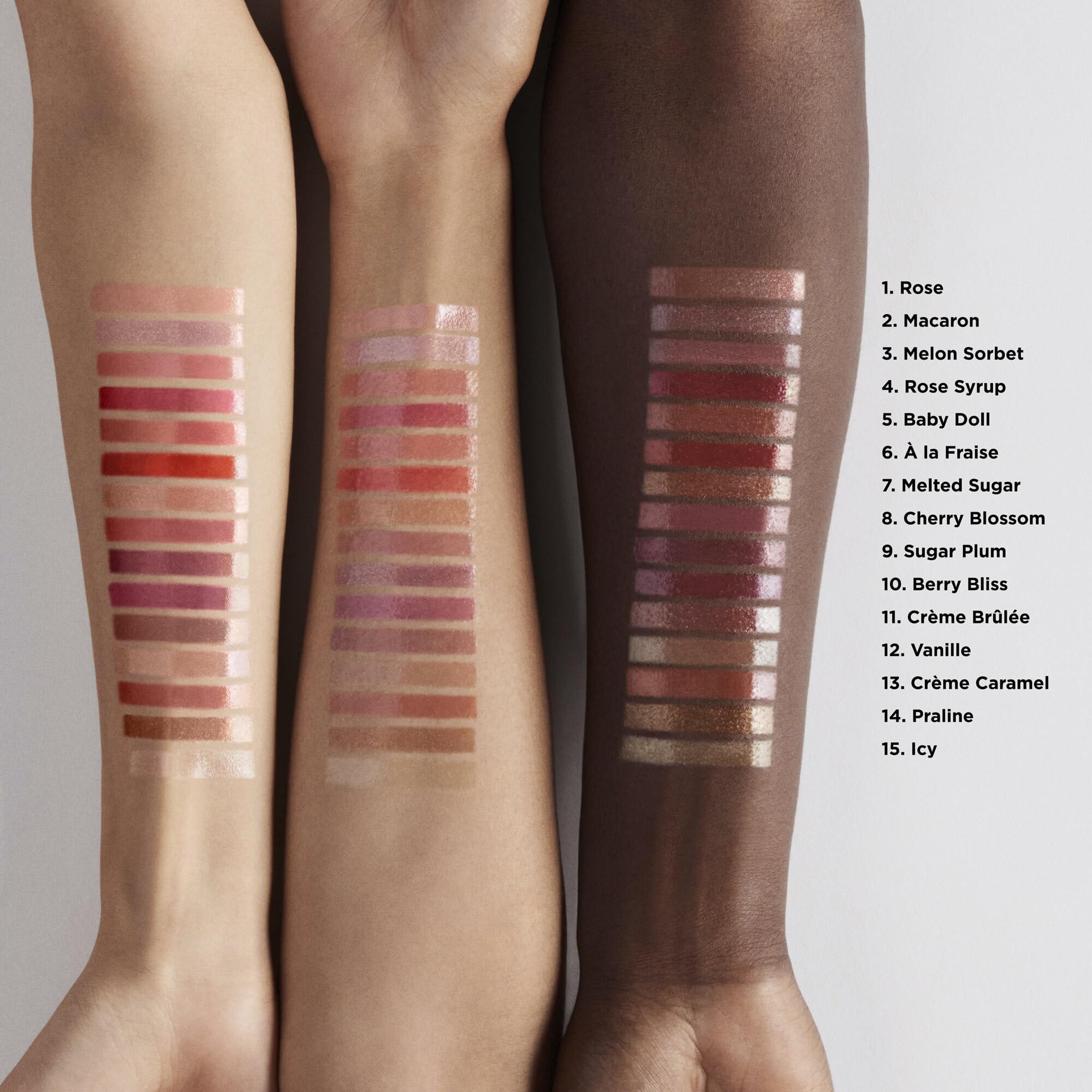 Laura Mercier Lip Glacé Balm Gloss, High-Shine Finish, 24HR Moisture, Improves Hydration, Smooth and Even Application, Infused with Jojoba Oil, 35 Crème Brûlée