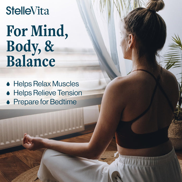 StelleVita Pure Magnesium Oil Spray 4oz - Extra Strength Topical Magnesium Spray for Feet, Body & Skin Care - Sleep and Relaxation 100% Natural Made in USA