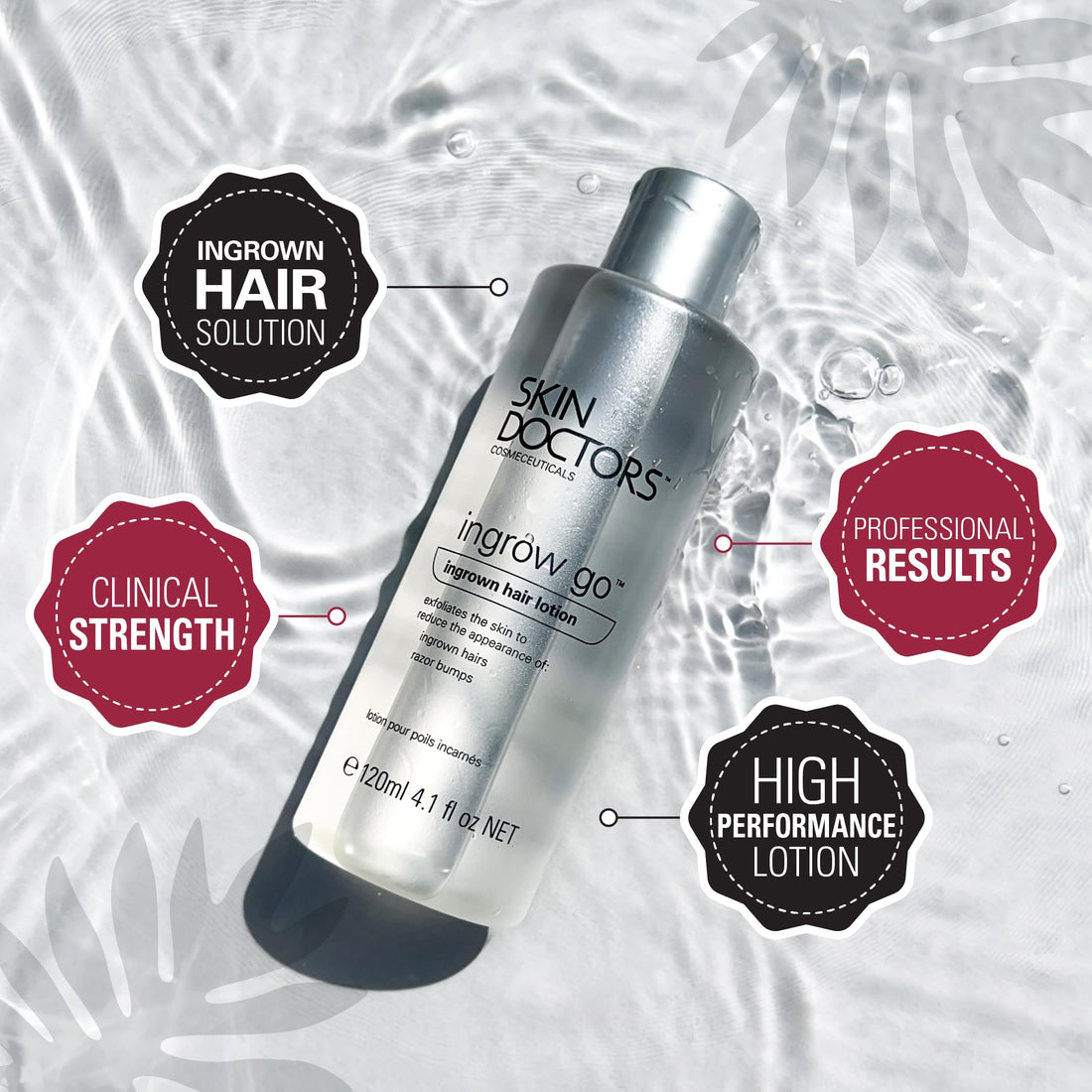 Skin Doctors Ingrow Go Ingrown Hair Lotion 120mls