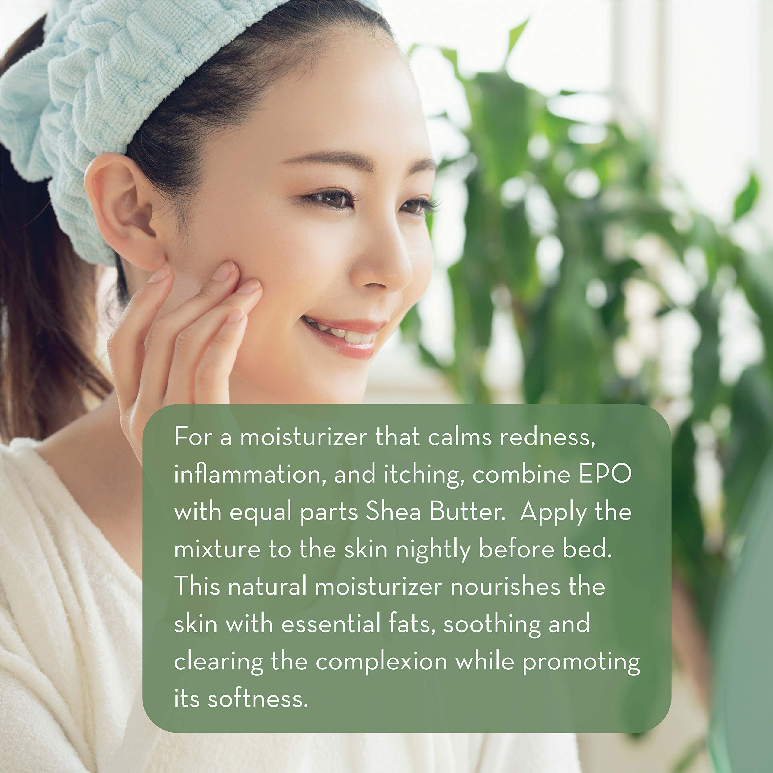 Pure Body Naturals Evening Primrose Oil - Liquid, not Capsules - for Face, Skin and Hair, 4 fl oz