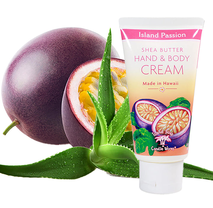 Island Soap Candle Works Shea Butter Body Cream, Island Passion