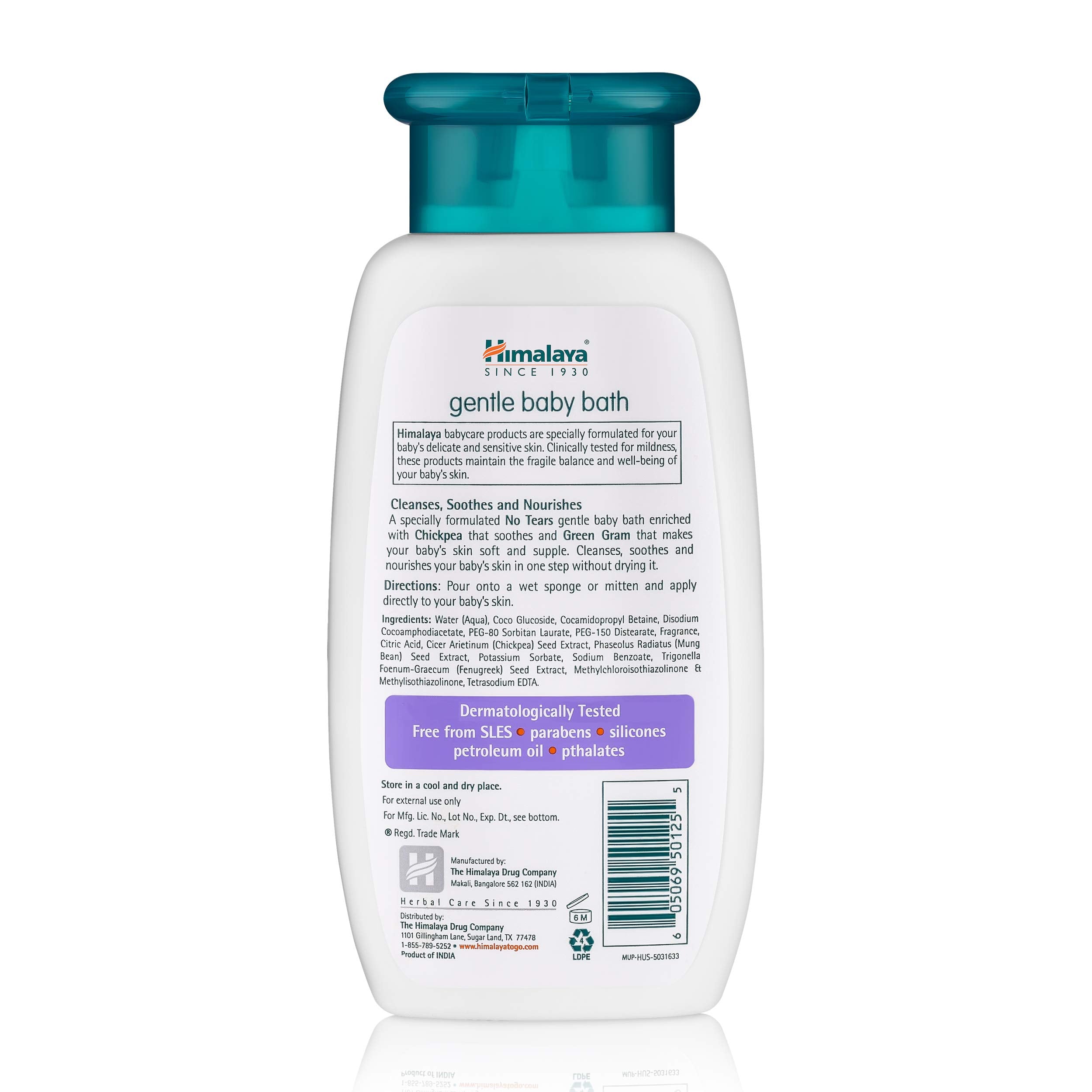Himalaya Herbal Healthcare Gentle Baby Bath, 6.76 Fluid Ounce