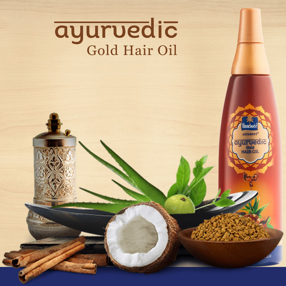 Parachute Advansed Ayurvedic Gold Hair Oil, 50ml