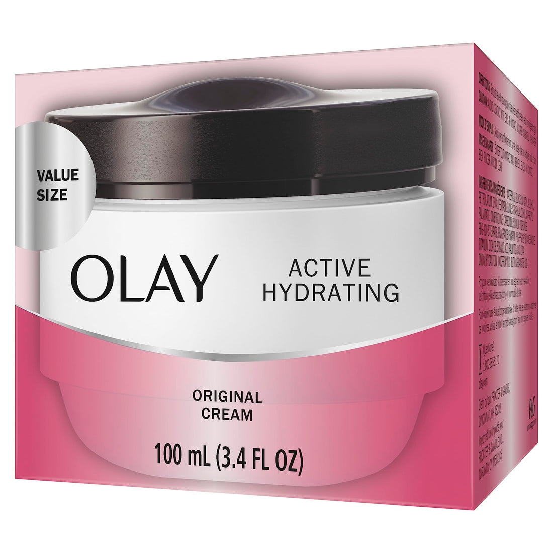 Olay Active Hydrating Cream, Face Moisturizer, 3.4 fl oz