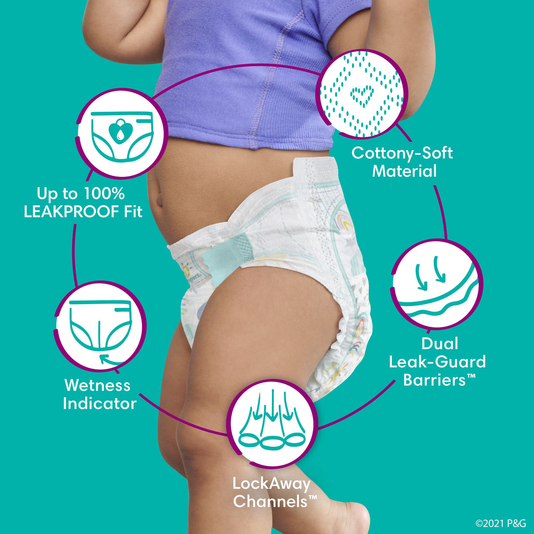 Pampers Cruisers Disposable Diapers Size 4, 160 Count