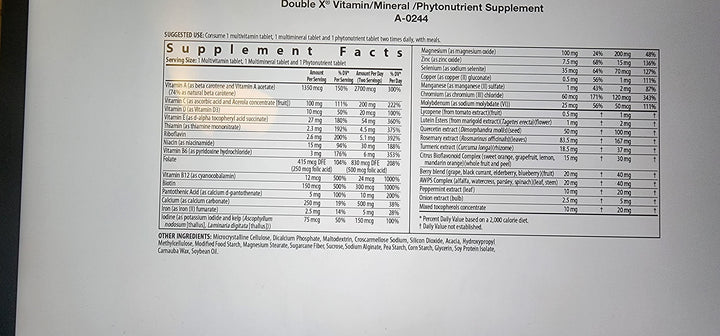 Nutrilite Double X Multivitamin (Nutrilite™ Double X™ Multivitamin – 31-Day Refill)