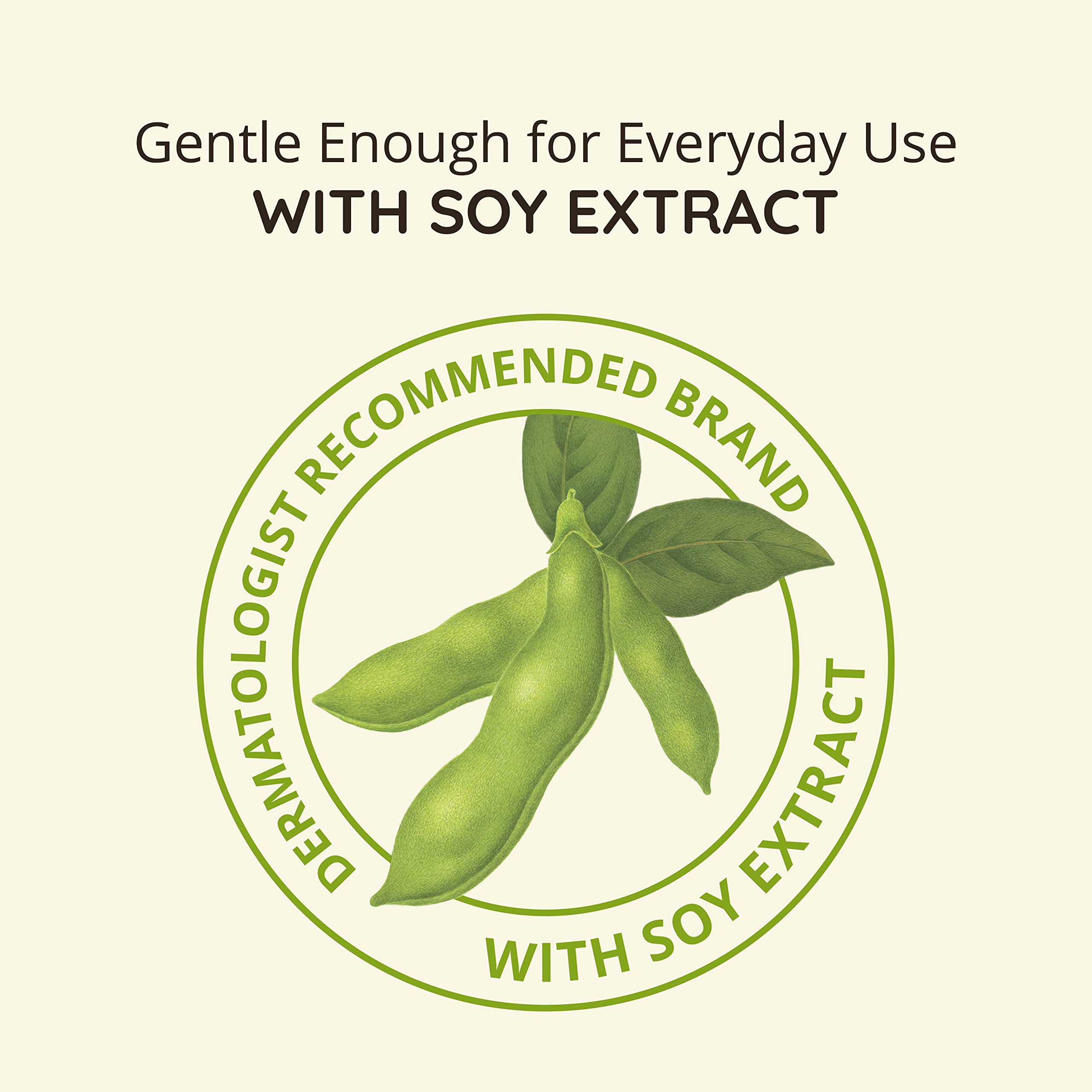 Aveeno Positively Radiant Brightening Facial Cleanser for Sensitive Skin, Targets Dull Skin, Moisture Rich Soy Extract, Non-Comedogenic, Oil- & Soap-Free, Hypoallergenic, 11 Fl. Oz