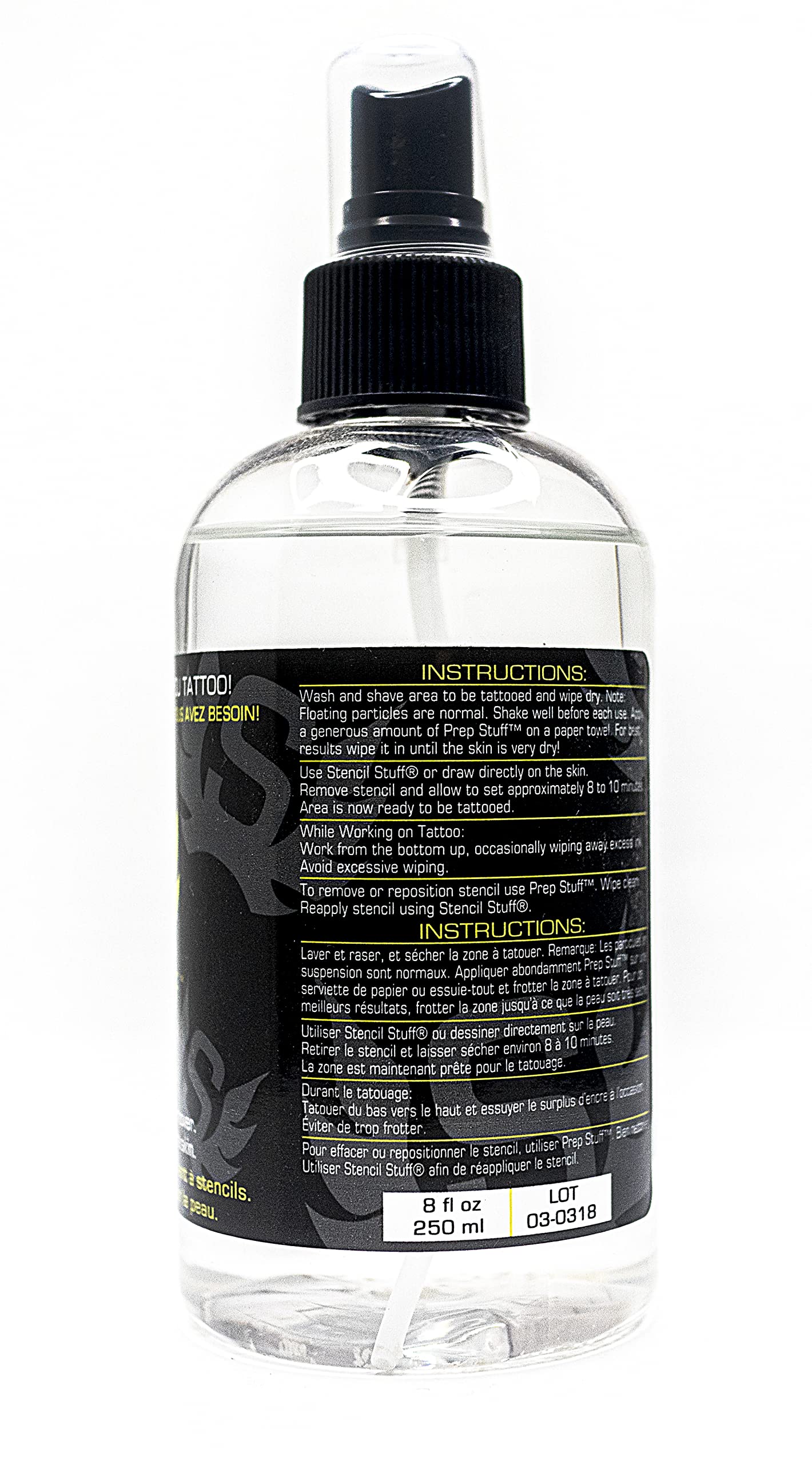 Prep Stuff Tattoo Prep Formula - 8oz - Price Per Bottle