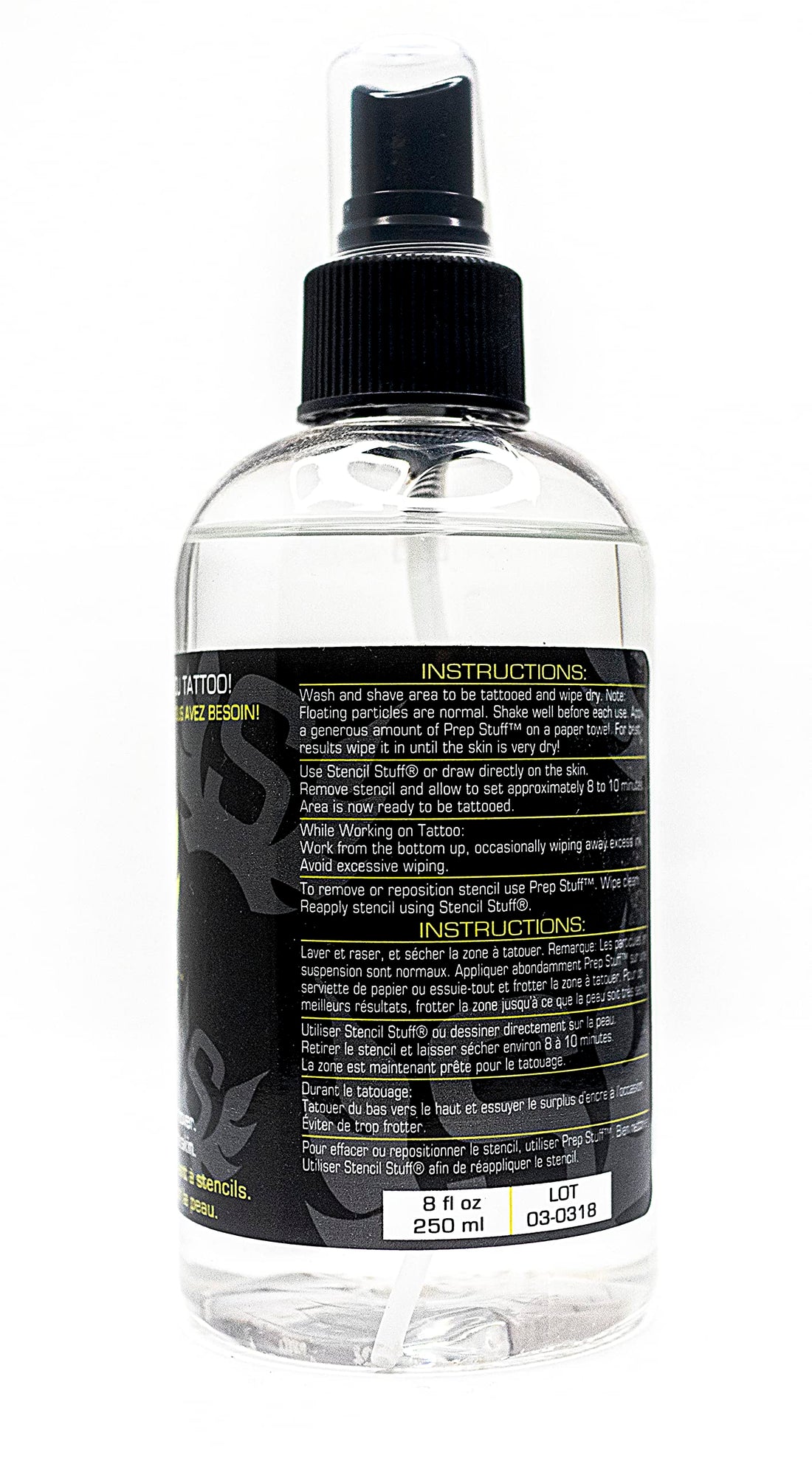 Prep Stuff Tattoo Prep Formula - 8oz - Price Per Bottle