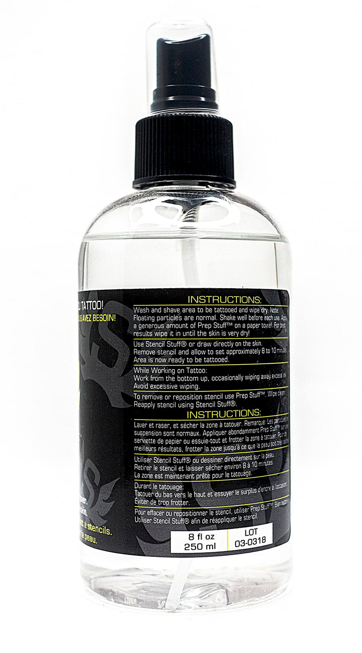 Prep Stuff Tattoo Prep Formula - 8oz - Price Per Bottle