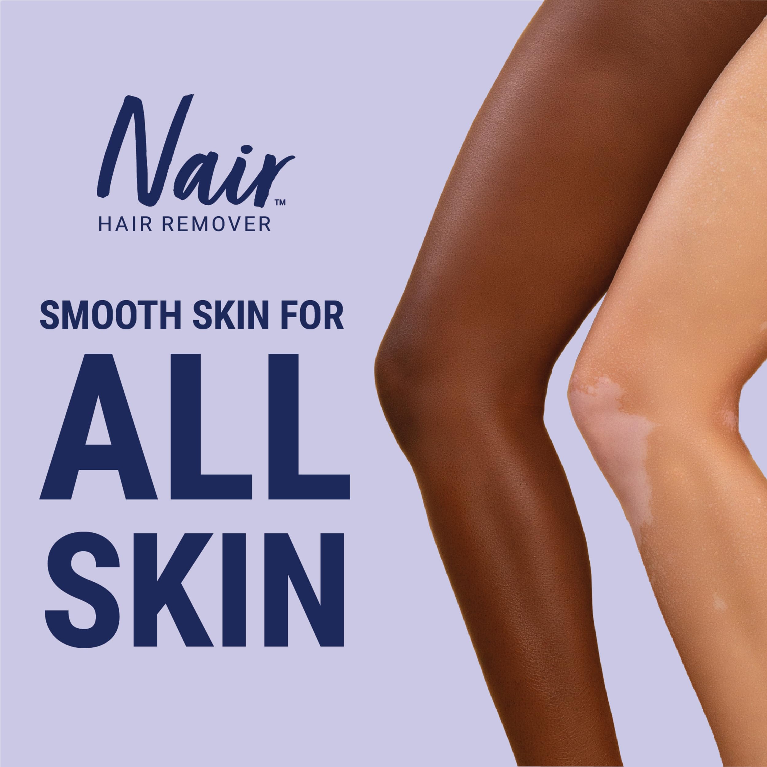 Nair Hair Remover Sensitive Formula Glide On Depilatory Cream 3.3 oz