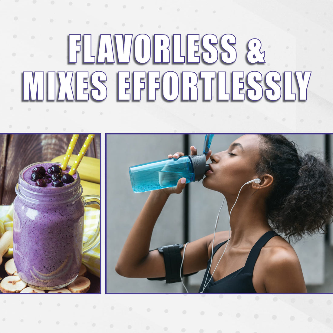 GENEPRO GEN. 3 Musclegen Research Unflavored Protein Powder with Collagen Peptides - Lactose-Free, Gluten-Free Protein Supplement Shake for Hair, Skin and Nails (30 Servings)