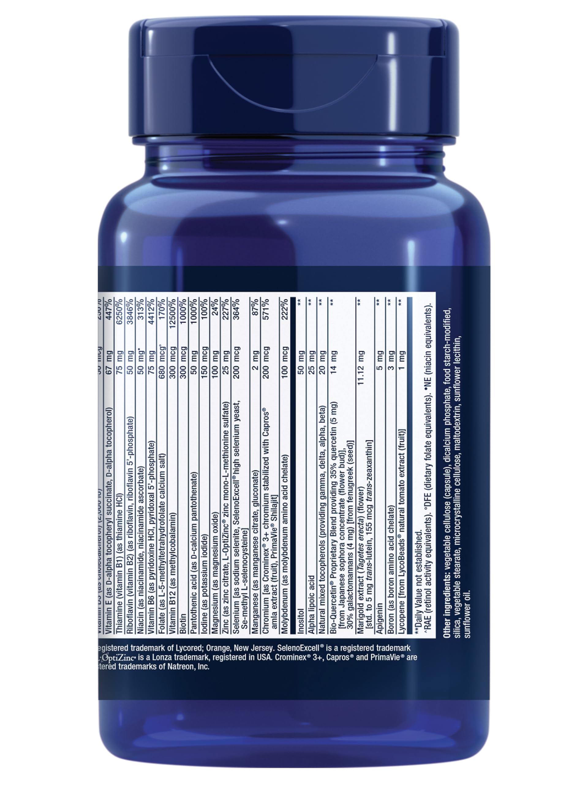 Life Extension Two-Per-Day Multivitamin, Vitamins B, C, D, zinc, Packed with Over 25 Vitamins, Minerals & extracts, Two-Month Supply, Non-GMO, Gluten-Free, 120 Capsules