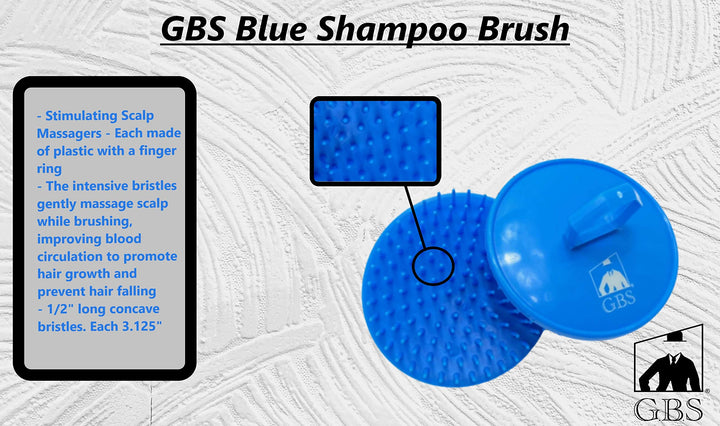 Shampoo Scalp Massage Brush Century #100 * Made In Usa * (1 Blue Brush)