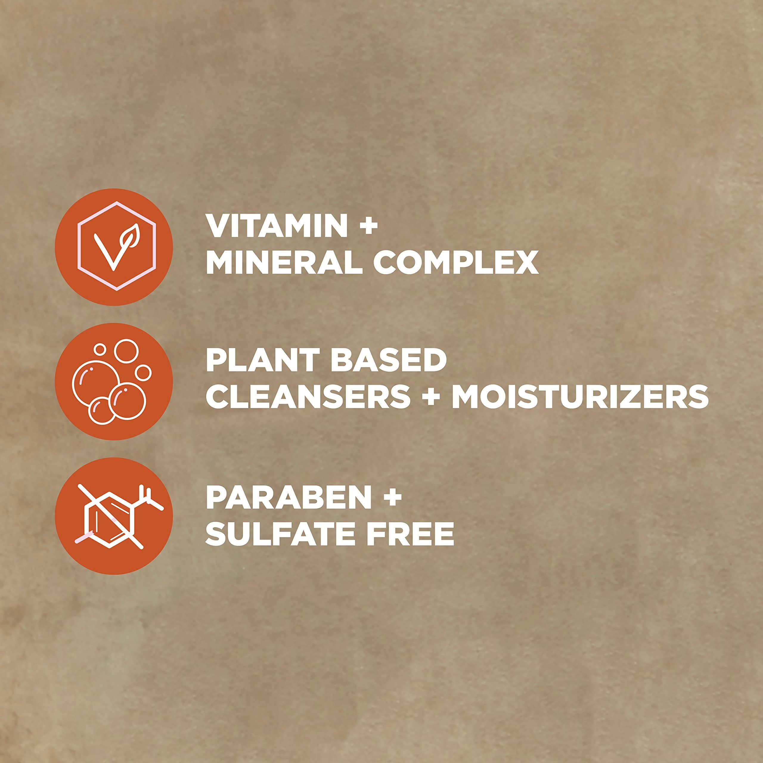 DOVE MEN + CARE Renourish Body Wash Mandarin + Maitake 4 Count With Vitamin and Mineral Complex Moisturizing Body Wash With Plant Based Ingredients 18 oz