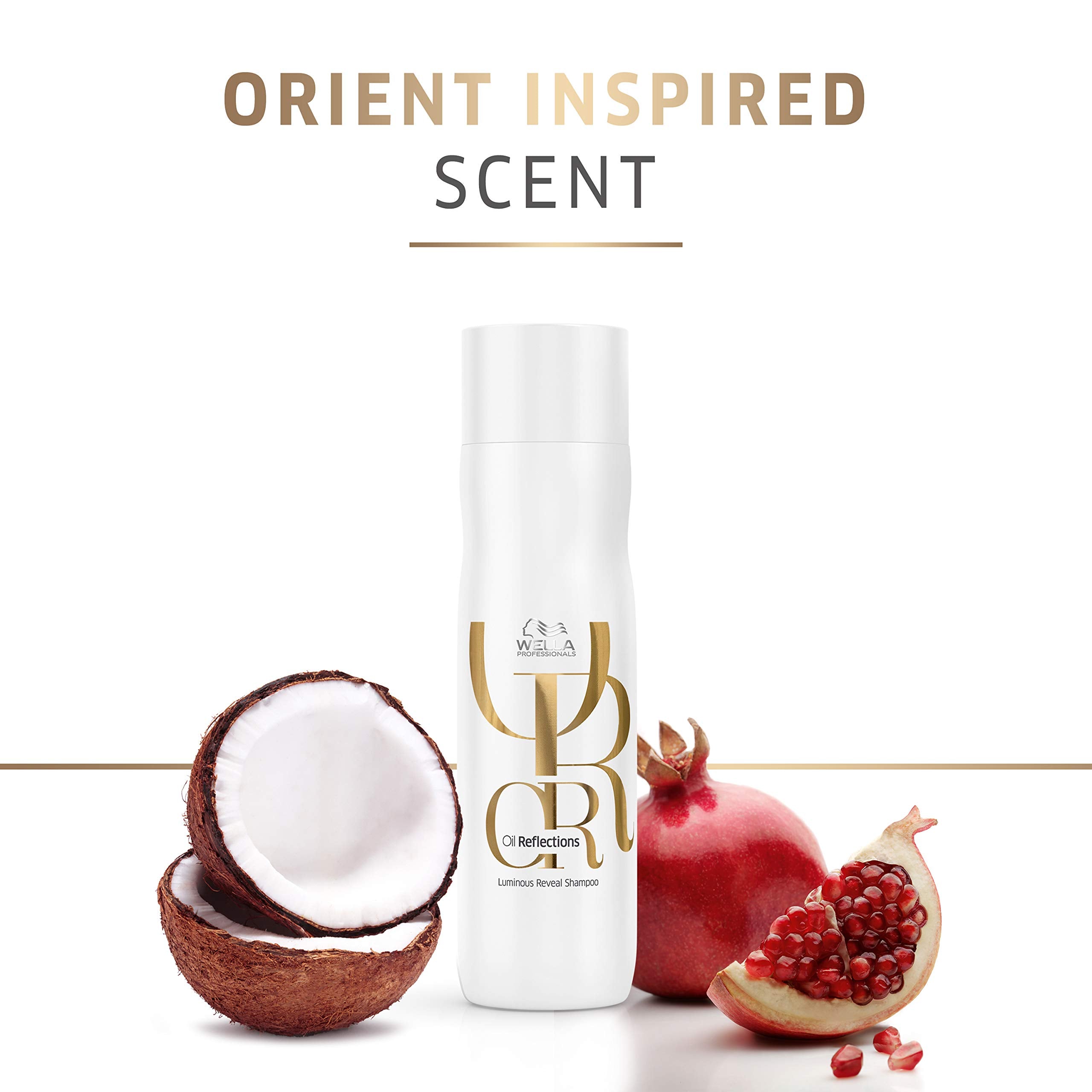 Wella Professionals Oil Reflections Luminous Reveal Shampoo| With Natural Botanicals| Camellia Oil and White Tea Extract| For long-Lasting Softness and Shine| 8.4 Fl Oz