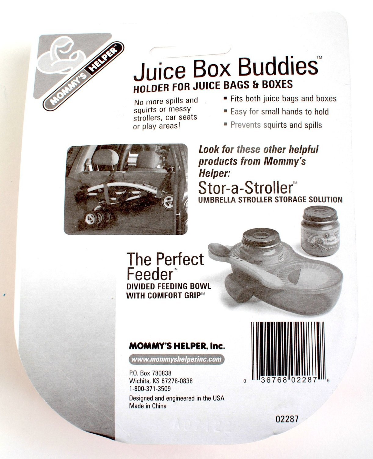 Mommy's Helper Juice Box Buddies, Assorted Colors, 3-Pack