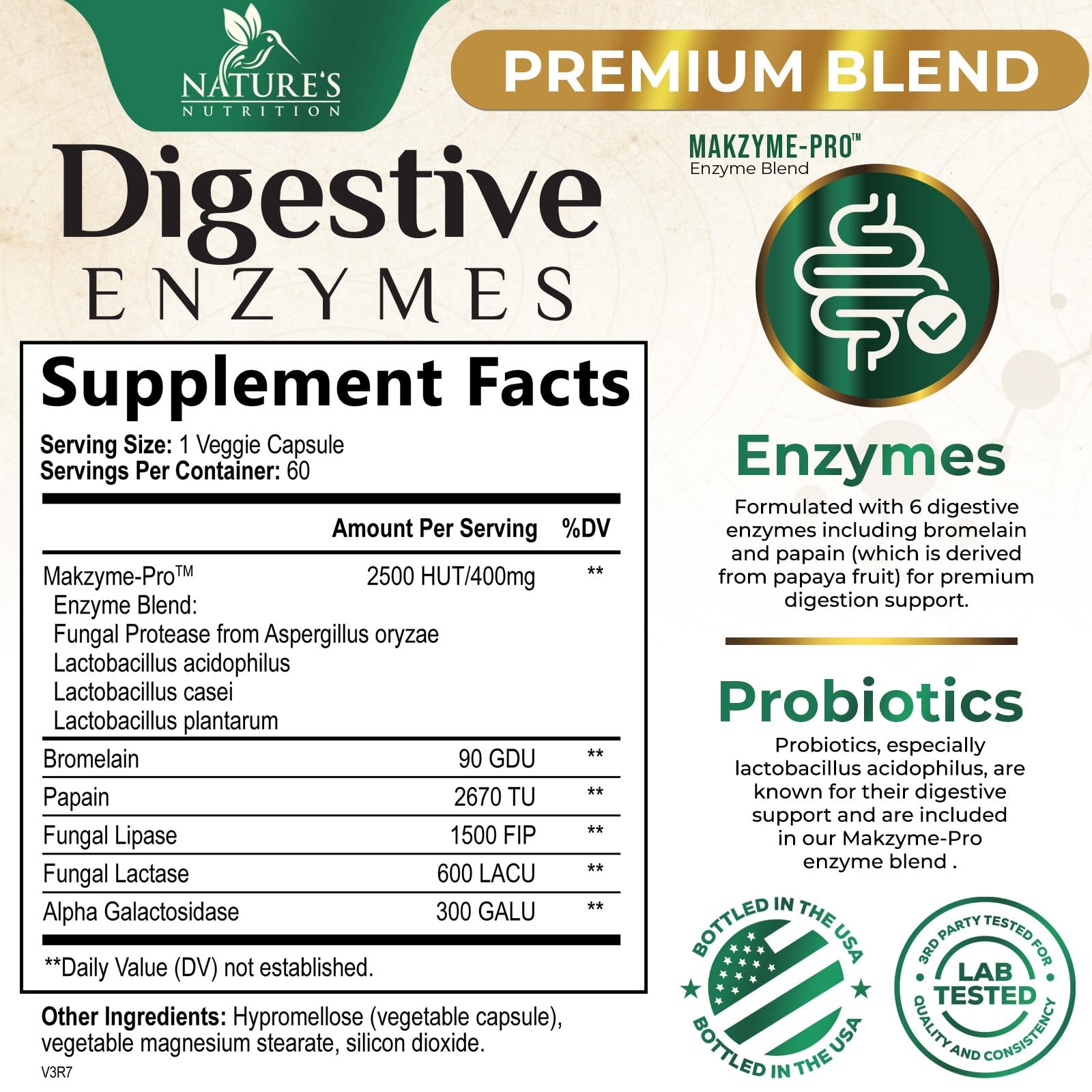 Digestive Enzymes with Probiotics - Probiotic Multi Enzymes with Probiotics and Prebiotics for Digestive Health and Bloating Relief for Women and Men, Daily Enzymes for Gut & Digestion - 120 Capsules