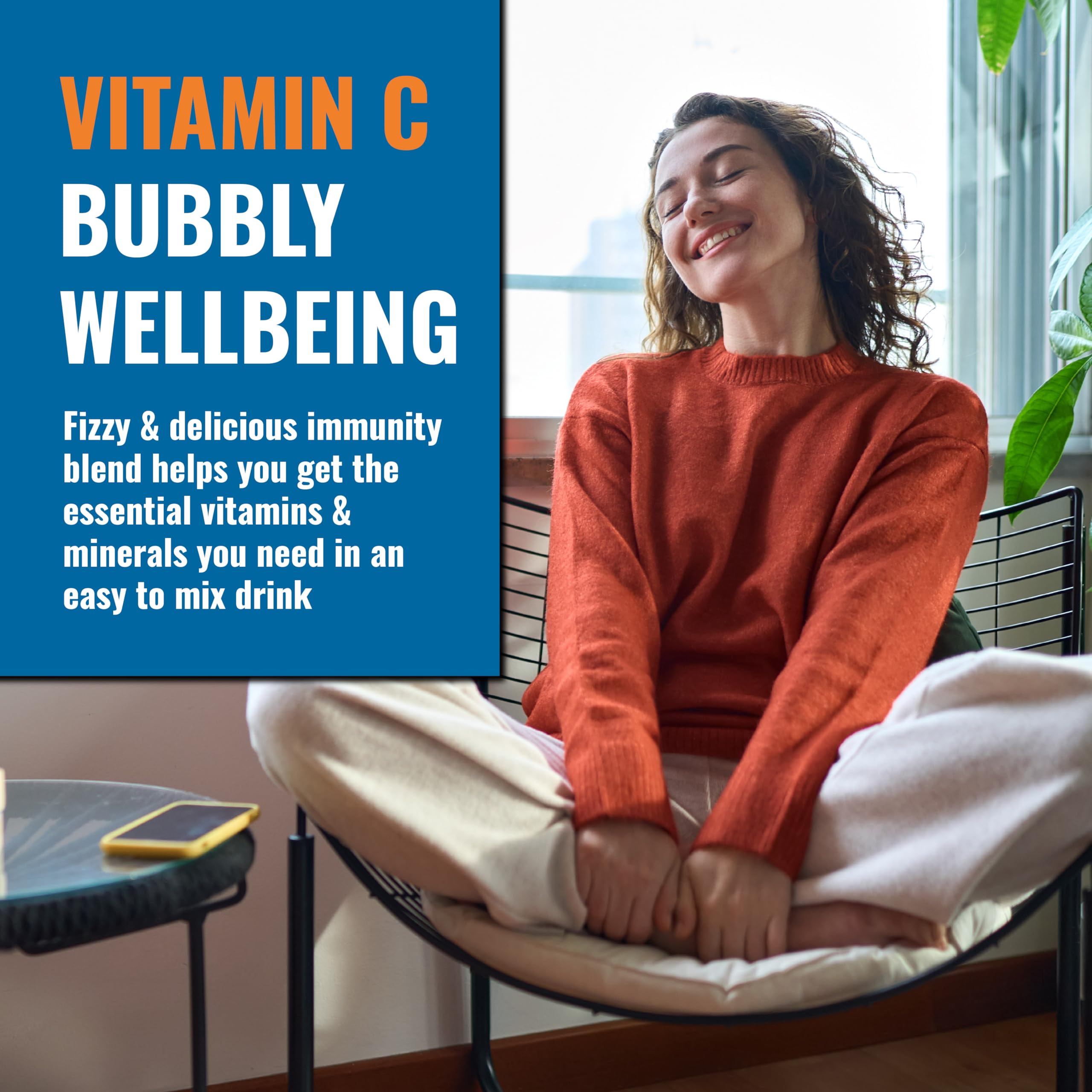 Ener-C Peach Mango Multivitamin Drink Mix Powder Vitamin C 1000mg & Electrolytes with Real Fruit Juice Natural Energy & Immune Support for Women & Men - Non-GMO Vegan & Gluten Free - 30 Count